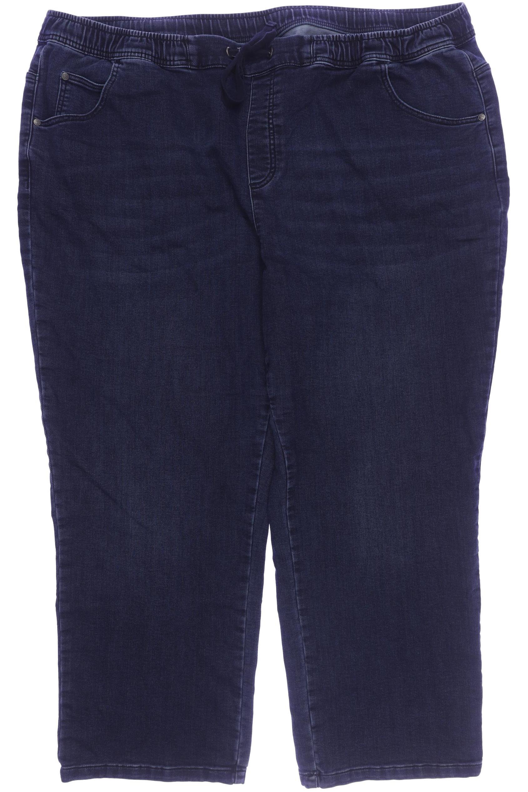 

sheego Damen Jeans, marineblau, Gr. 56