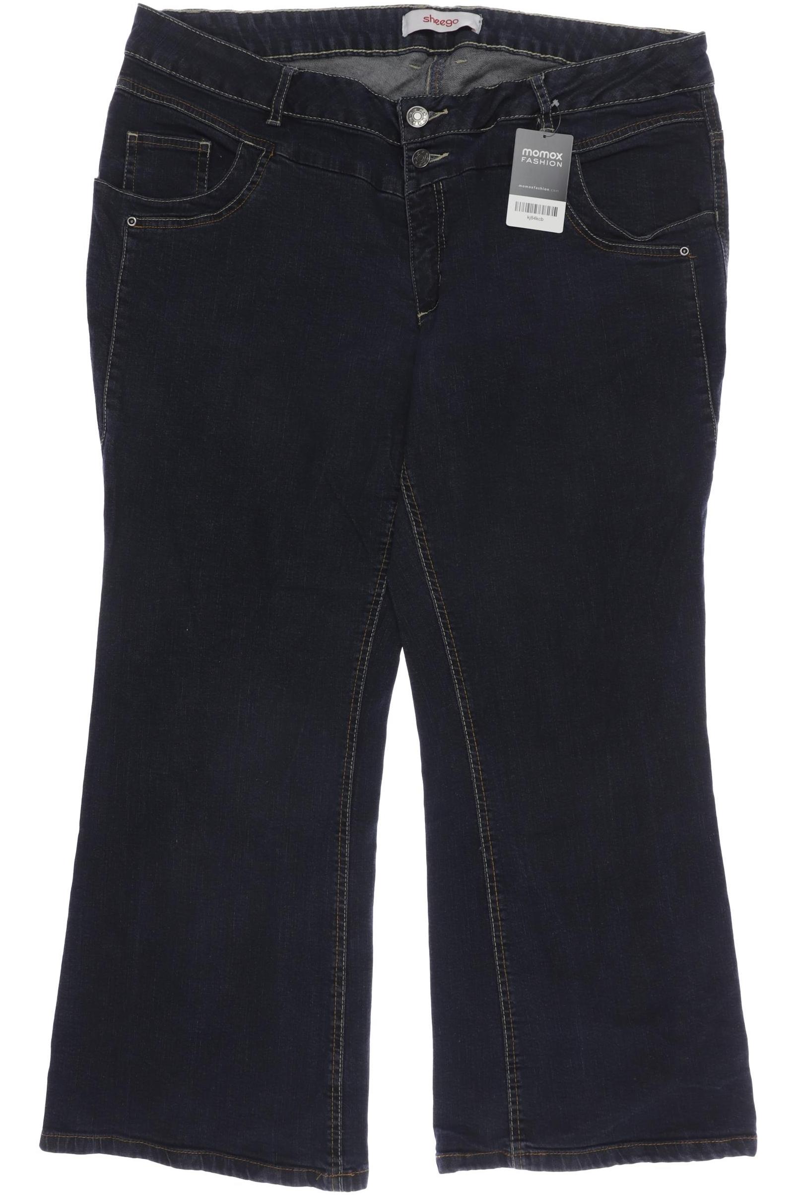 

sheego Damen Jeans, marineblau, Gr. 25