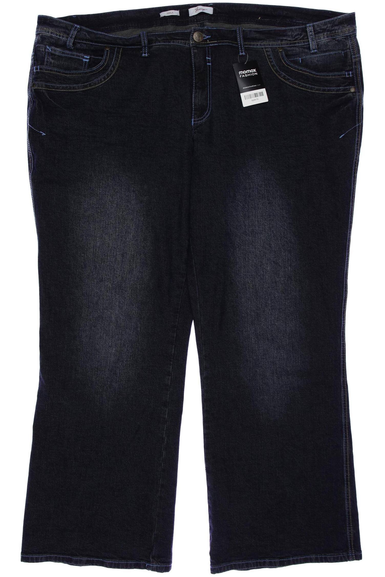 

sheego Damen Jeans, marineblau, Gr. 54