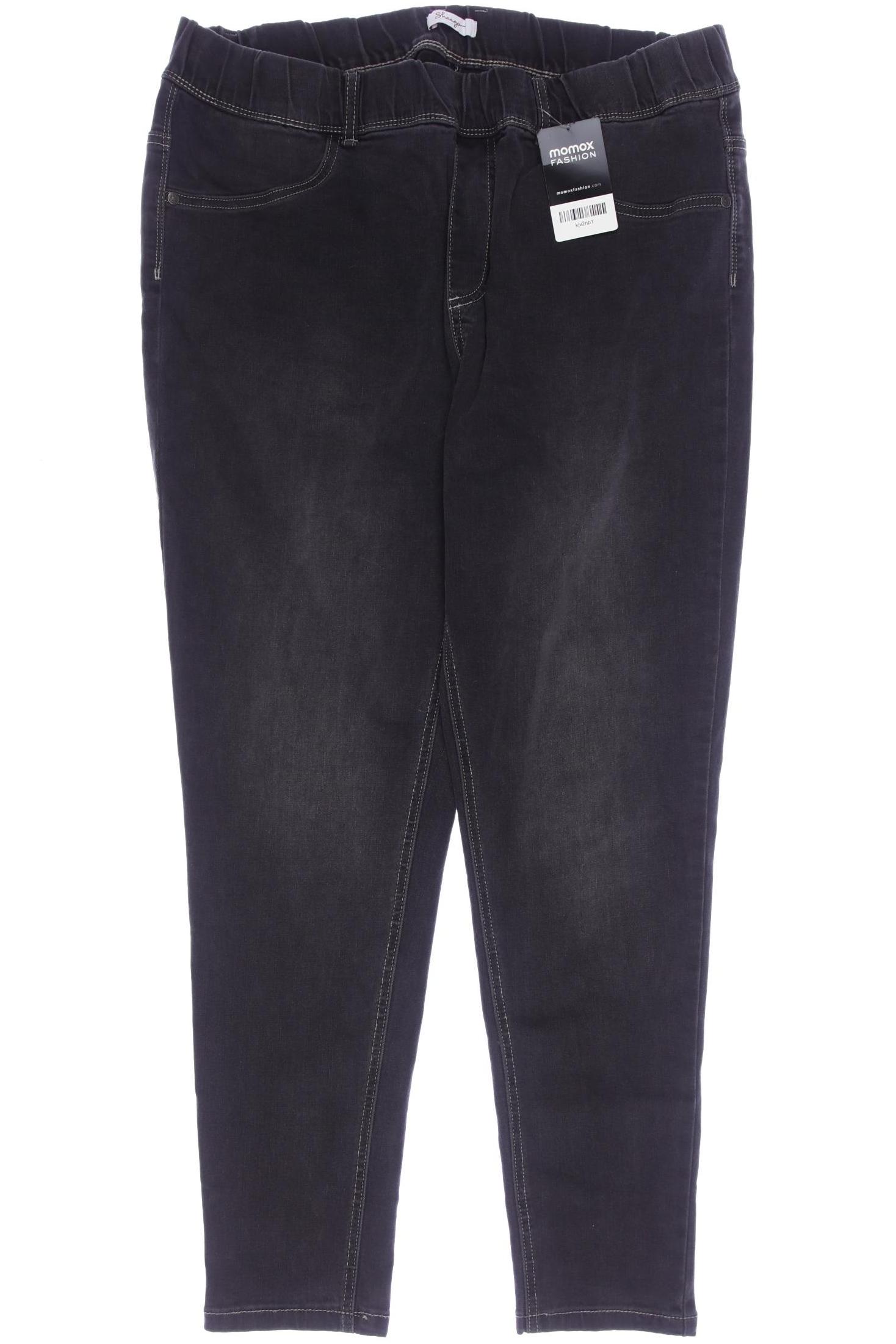

sheego Damen Jeans, grau, Gr. 48