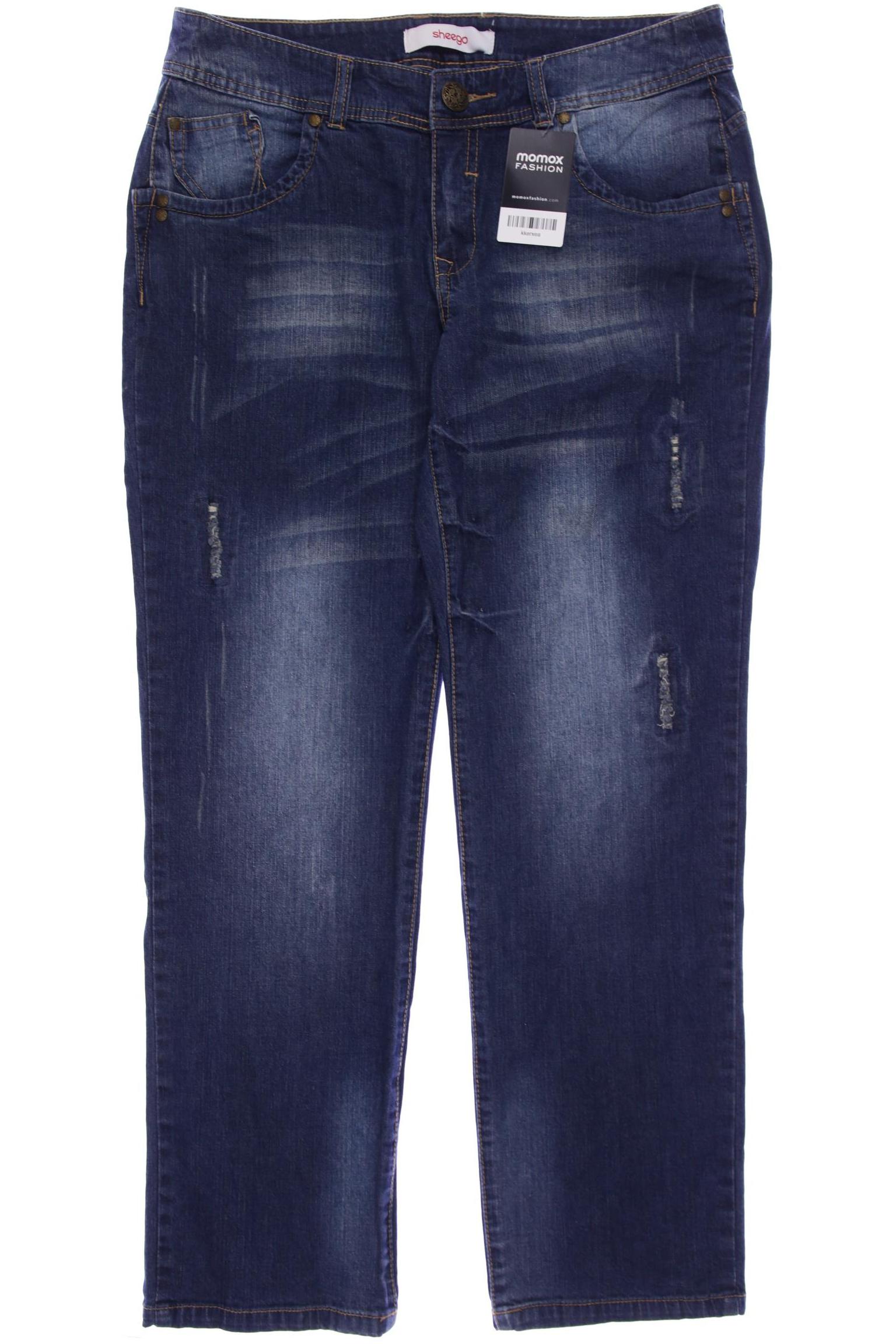 

sheego Damen Jeans, blau