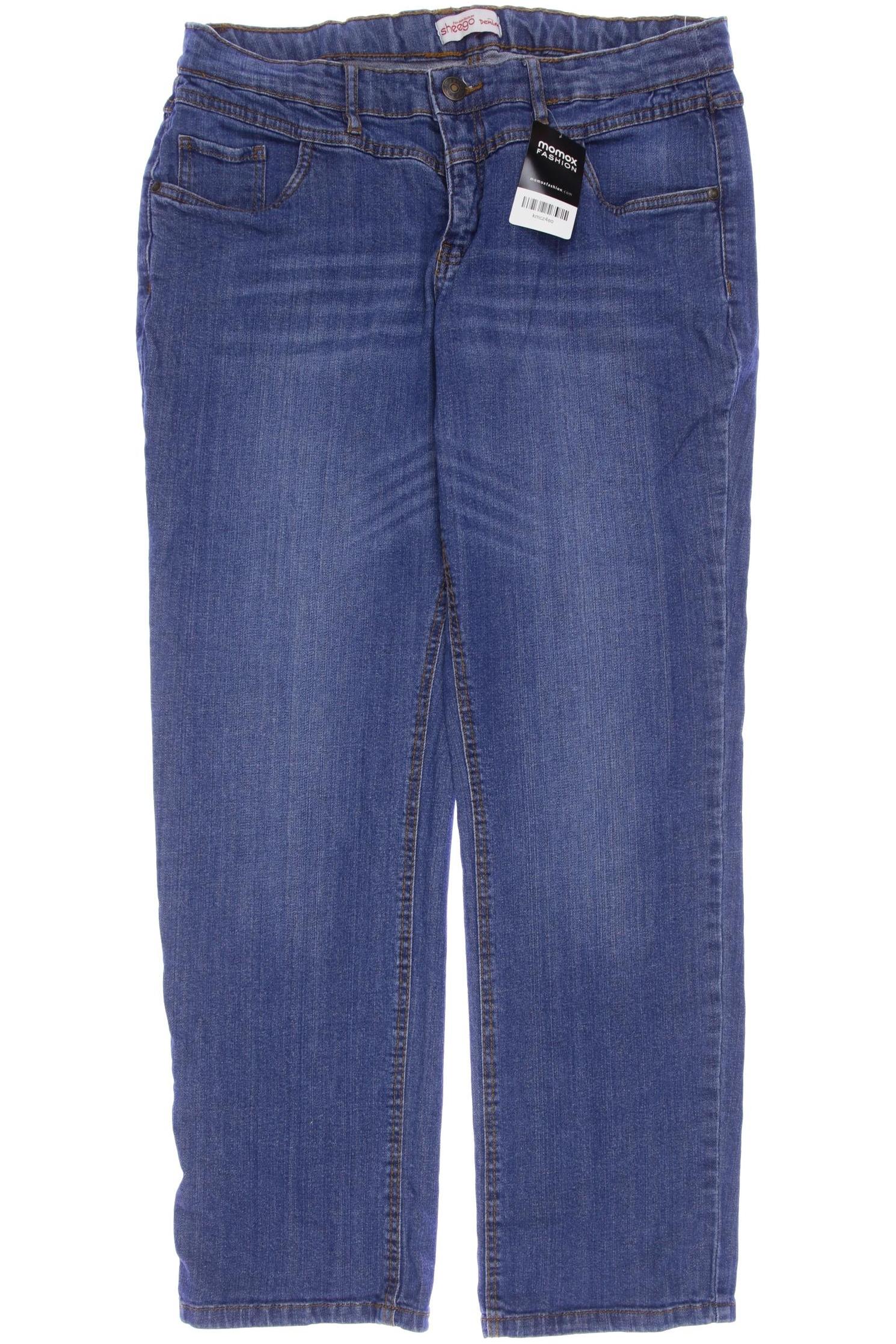 

sheego Damen Jeans, blau, Gr. 46