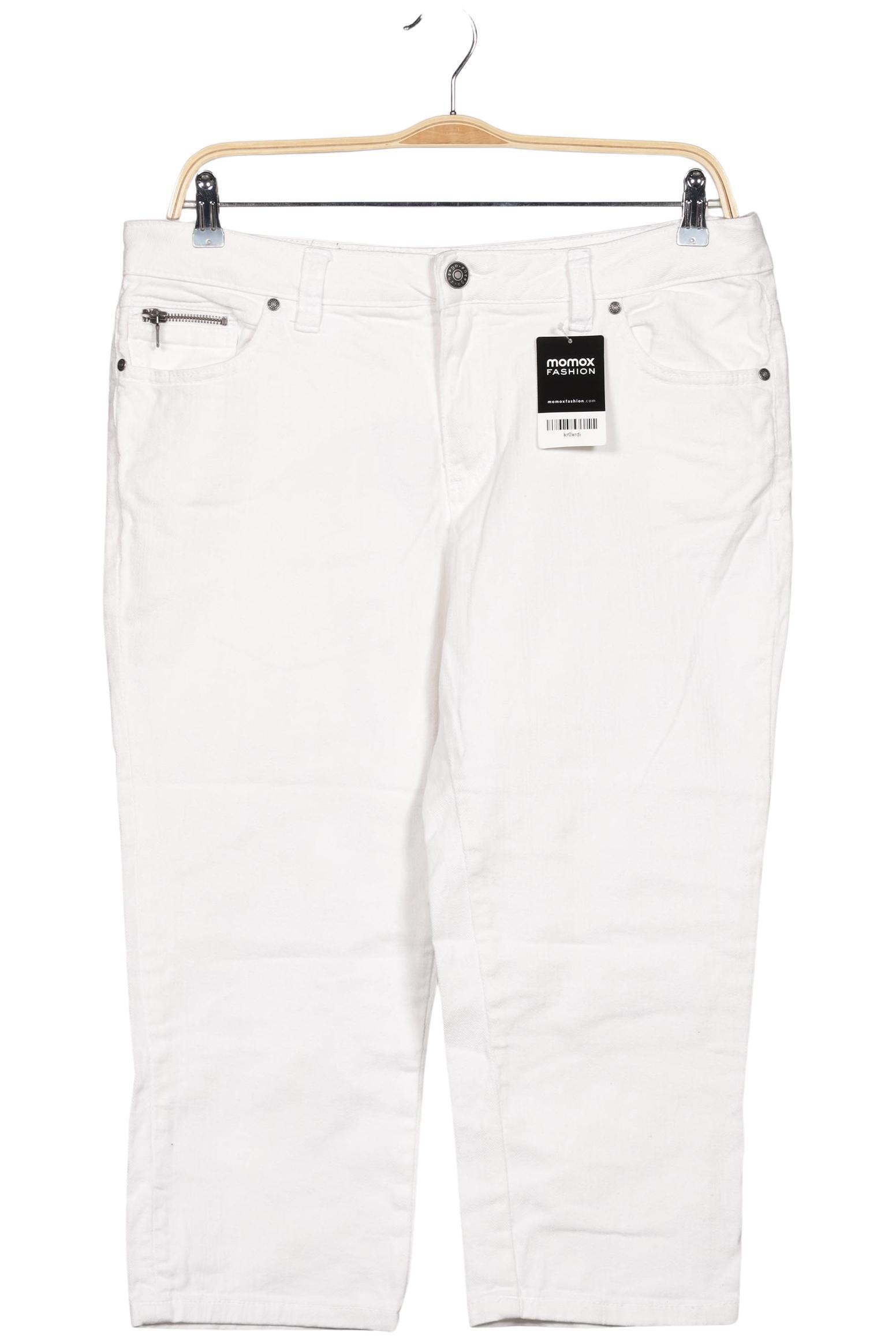 

sheego Damen Jeans, weiß, Gr. 46