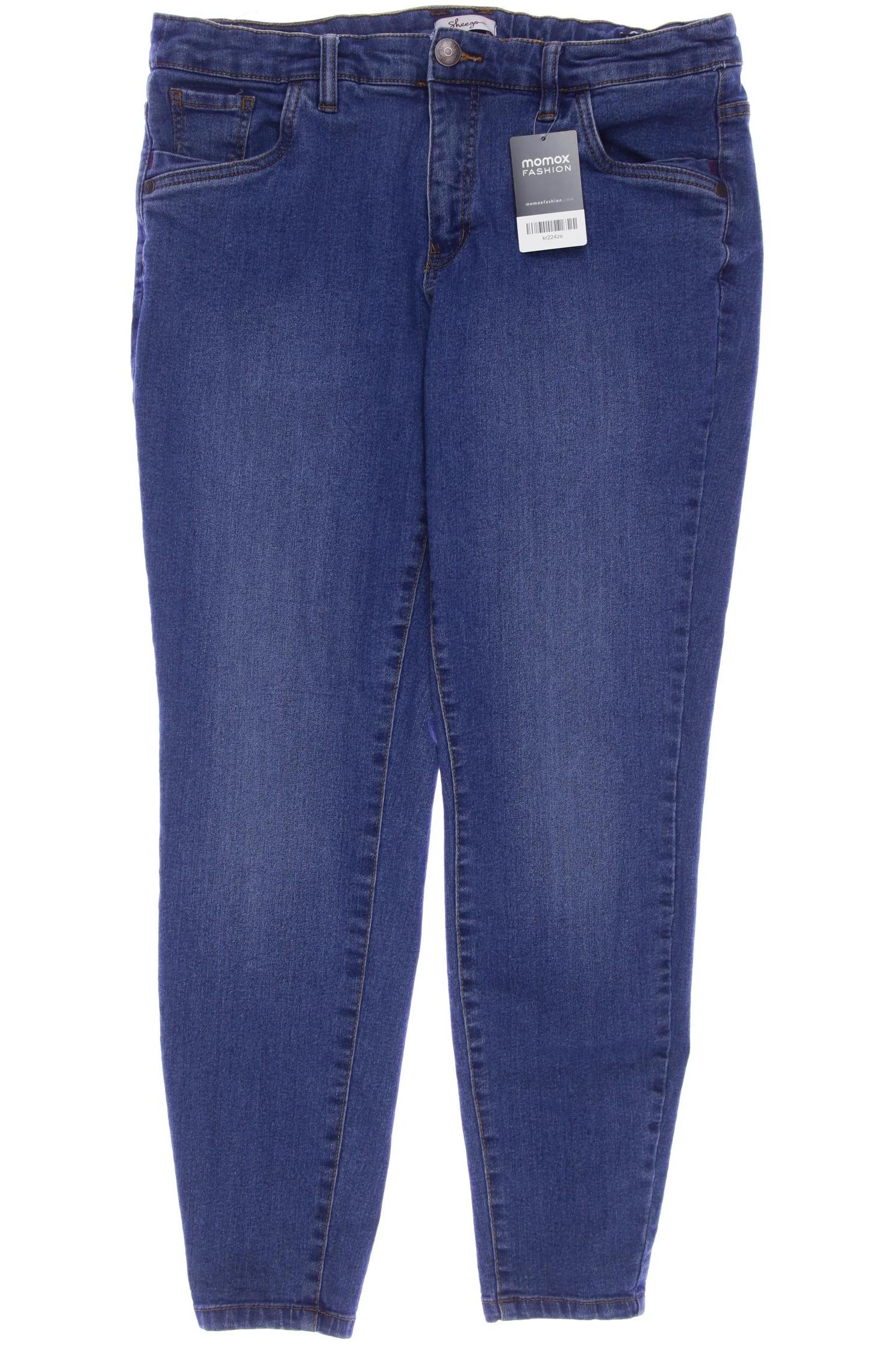 

sheego Damen Jeans, blau, Gr. 46