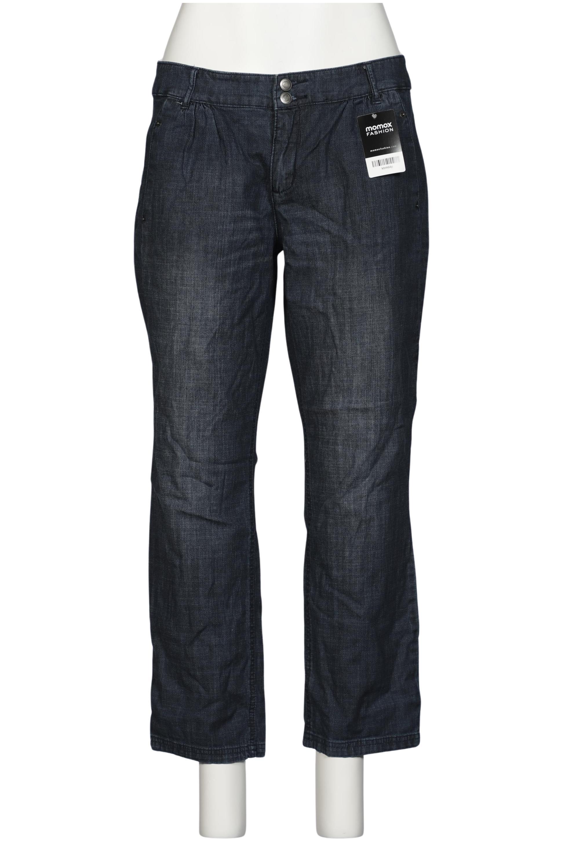 

sheego Damen Jeans, marineblau, Gr. 22