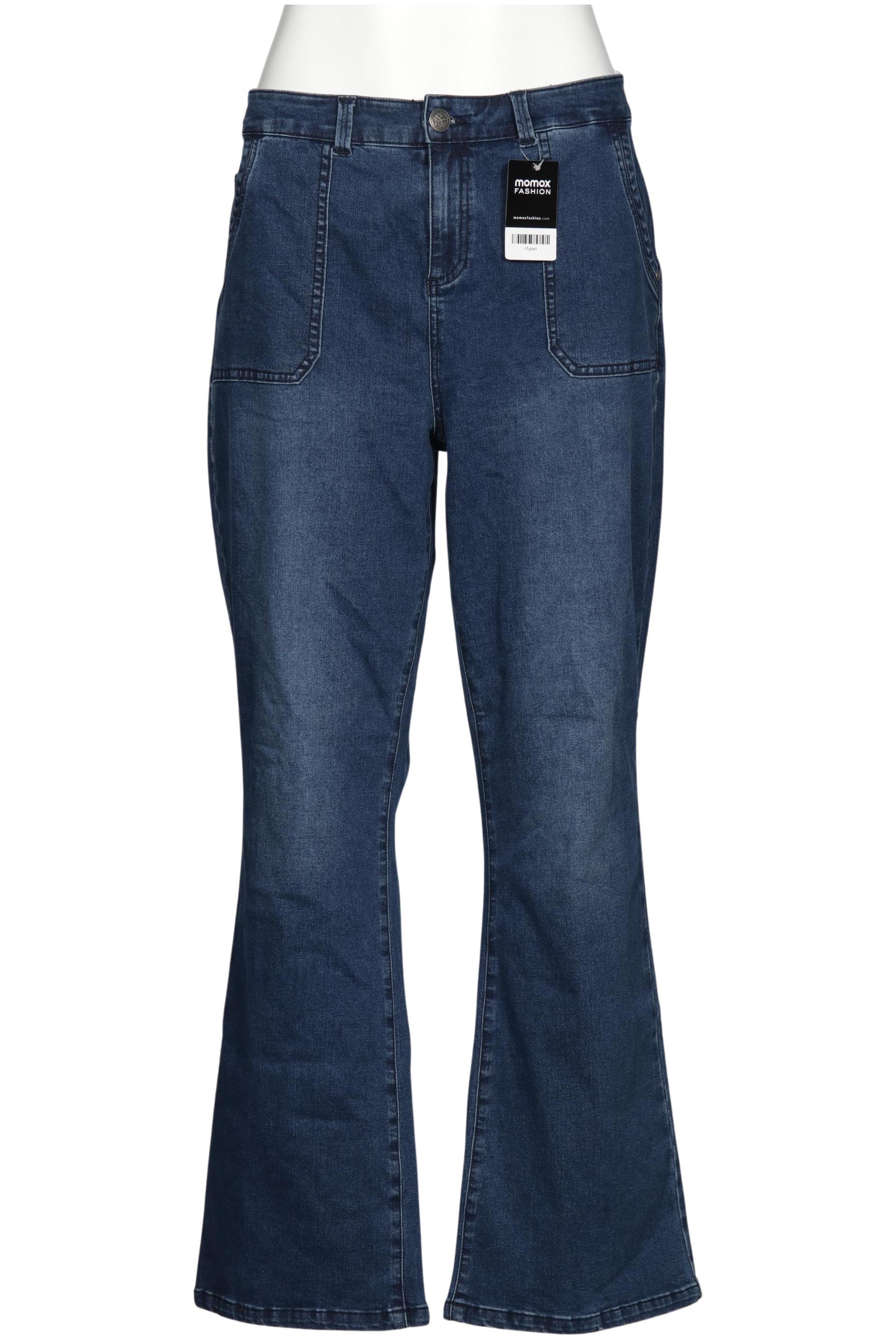 

sheego Damen Jeans, blau, Gr. 48