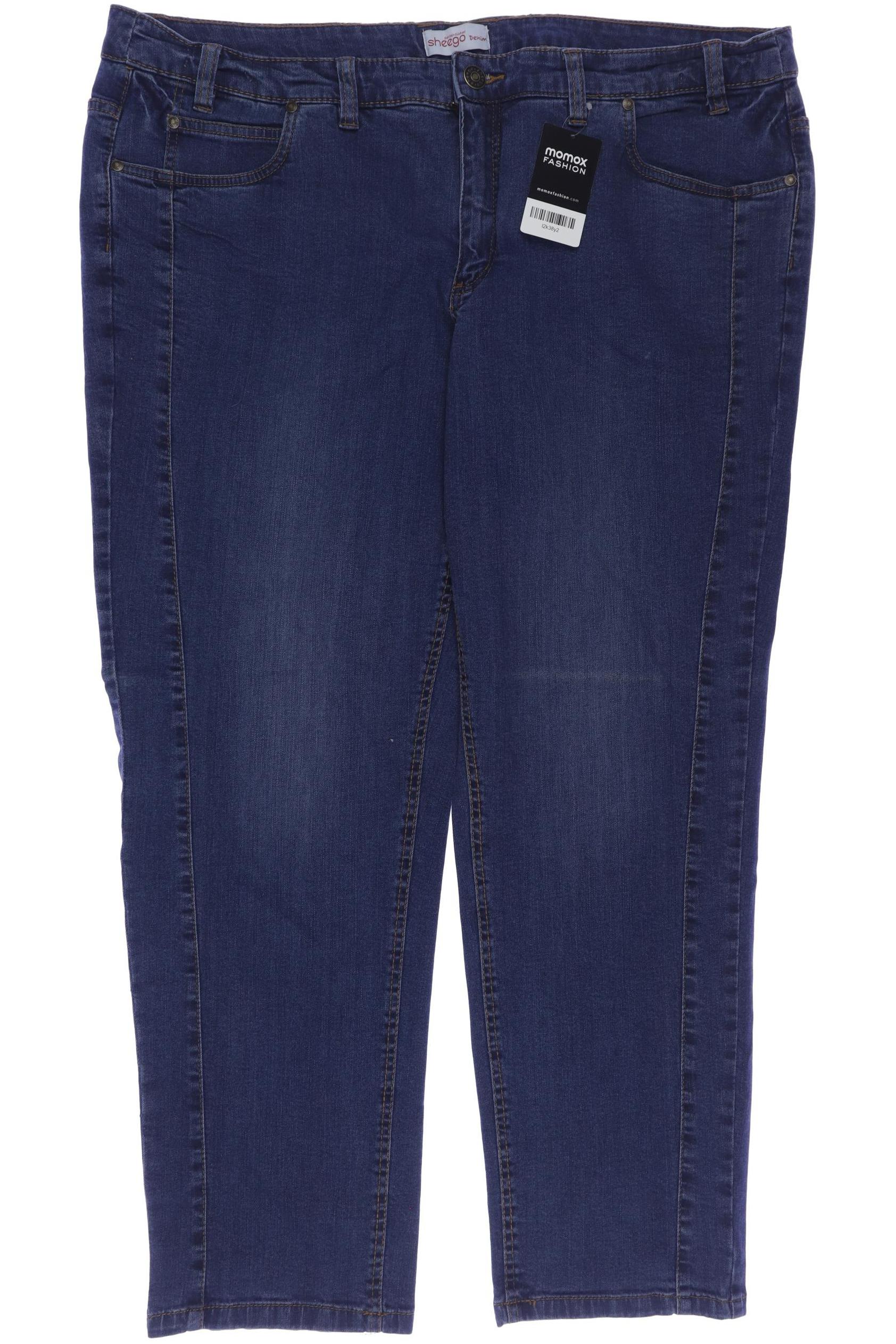 

sheego Damen Jeans, blau, Gr. 52
