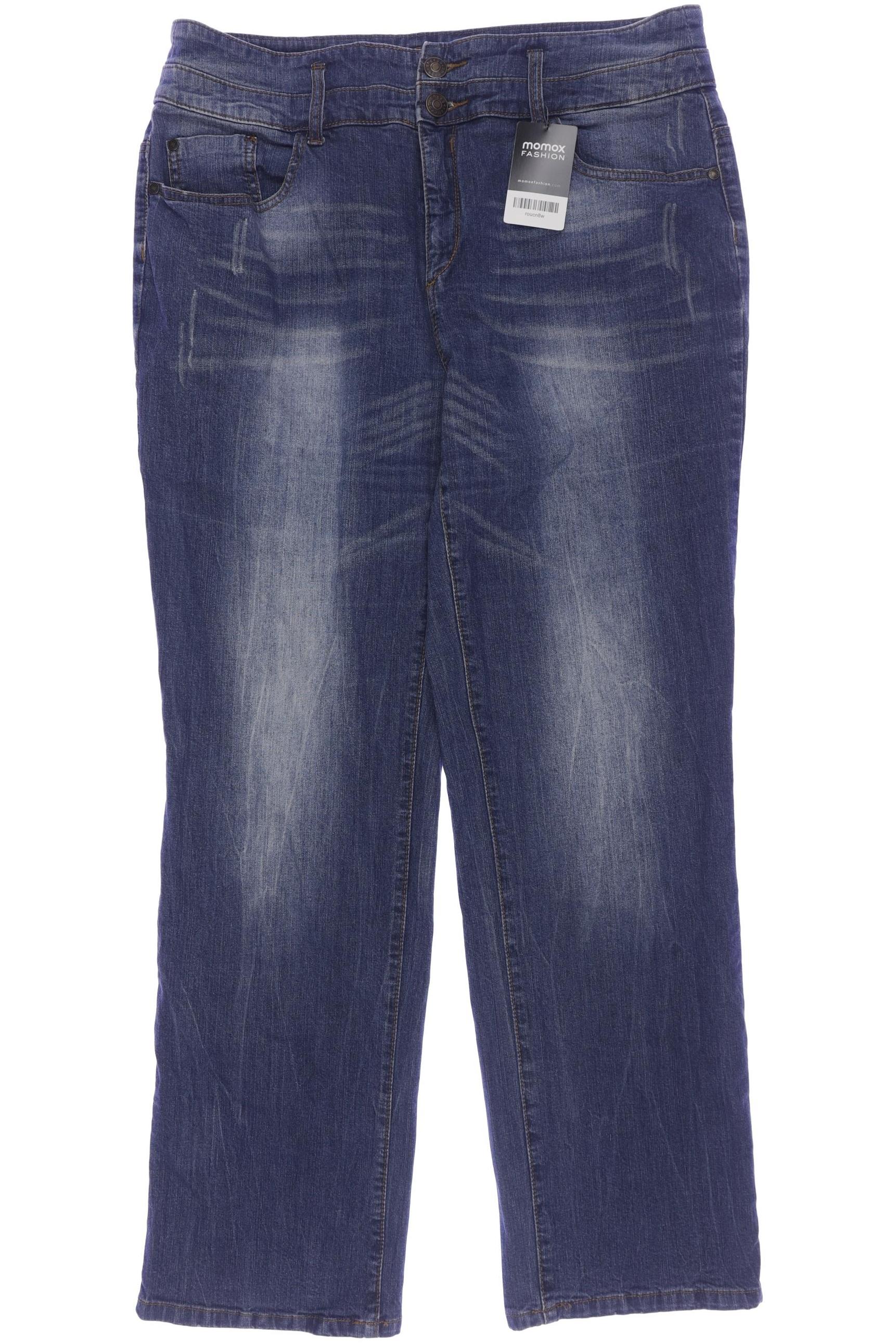 

sheego Damen Jeans, blau, Gr. 46