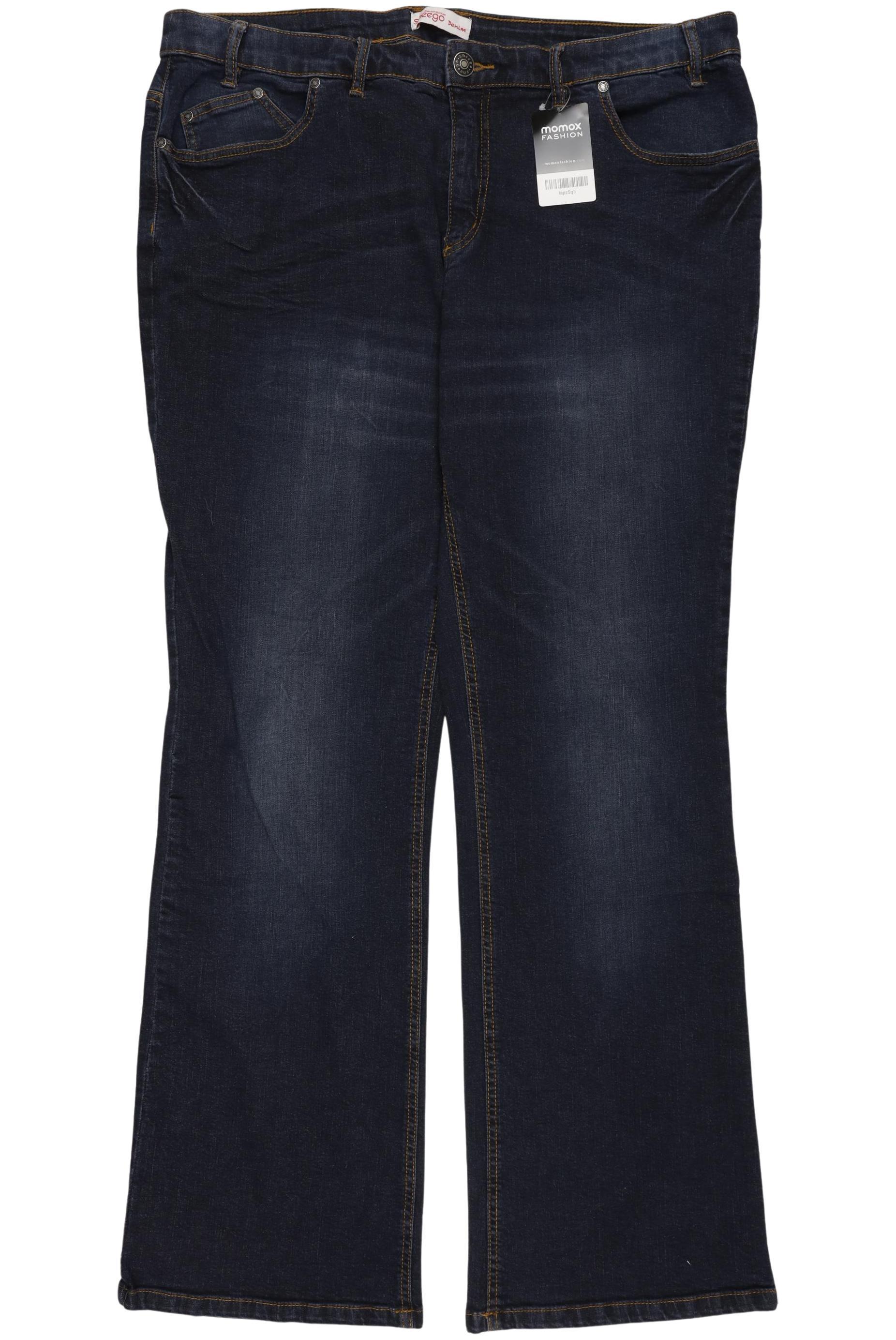 

sheego Damen Jeans, marineblau, Gr. 100