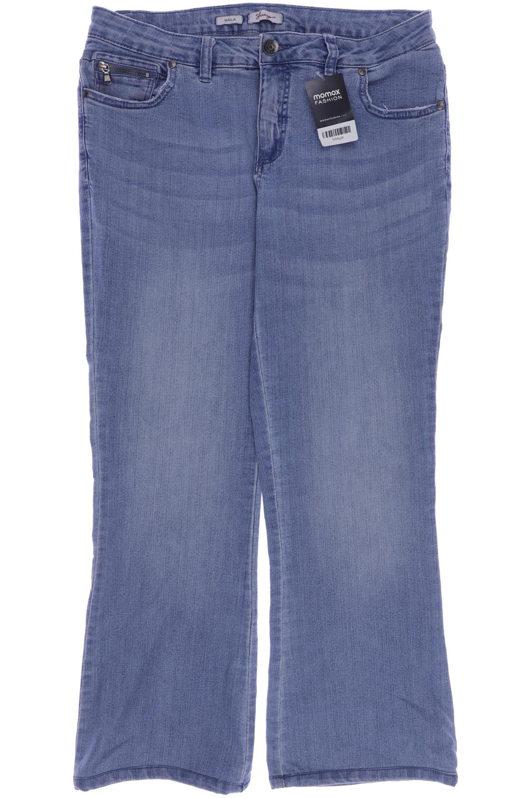 

sheego Damen Jeans, hellblau, Gr. 44
