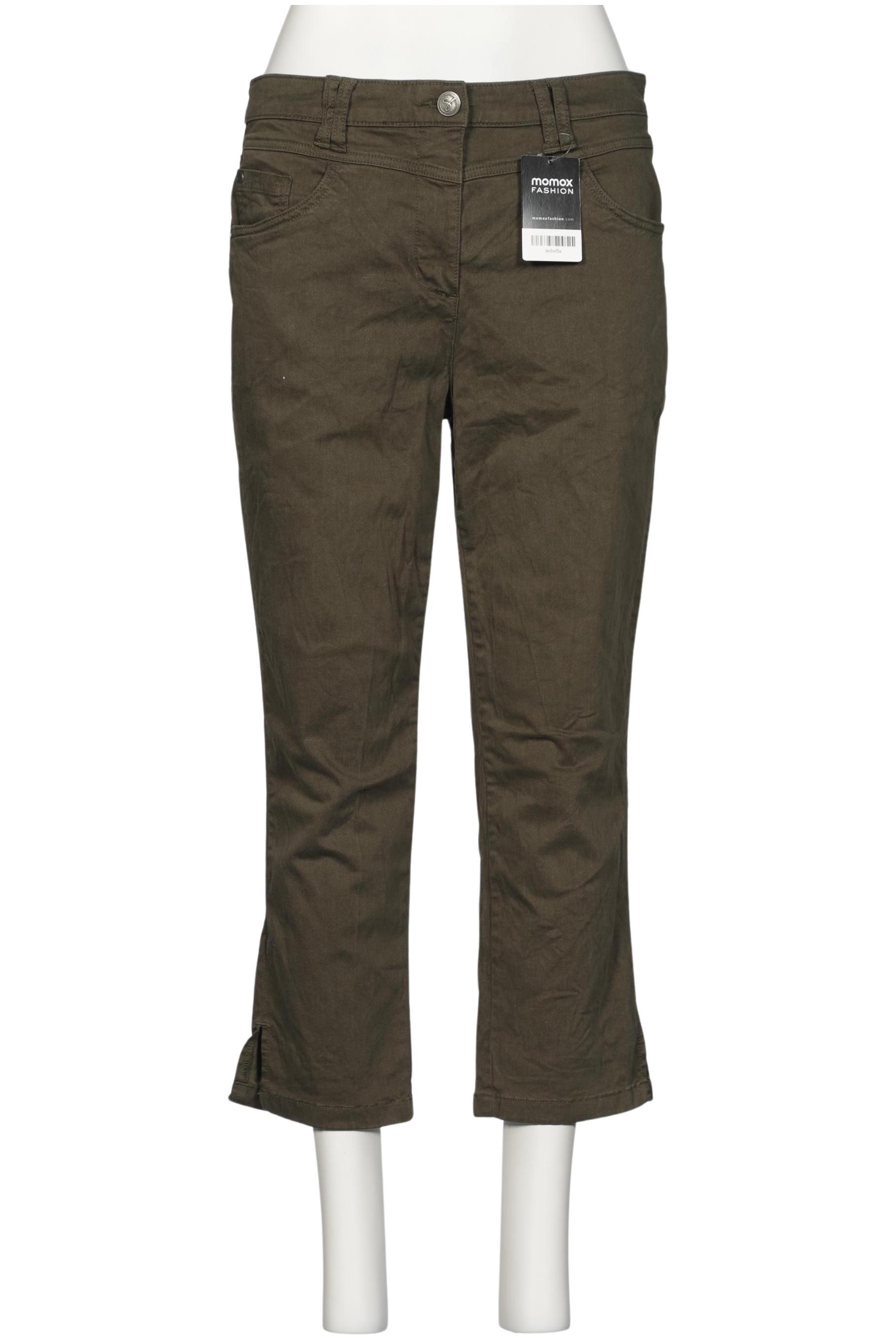 

sheego Damen Jeans, grün, Gr. 32