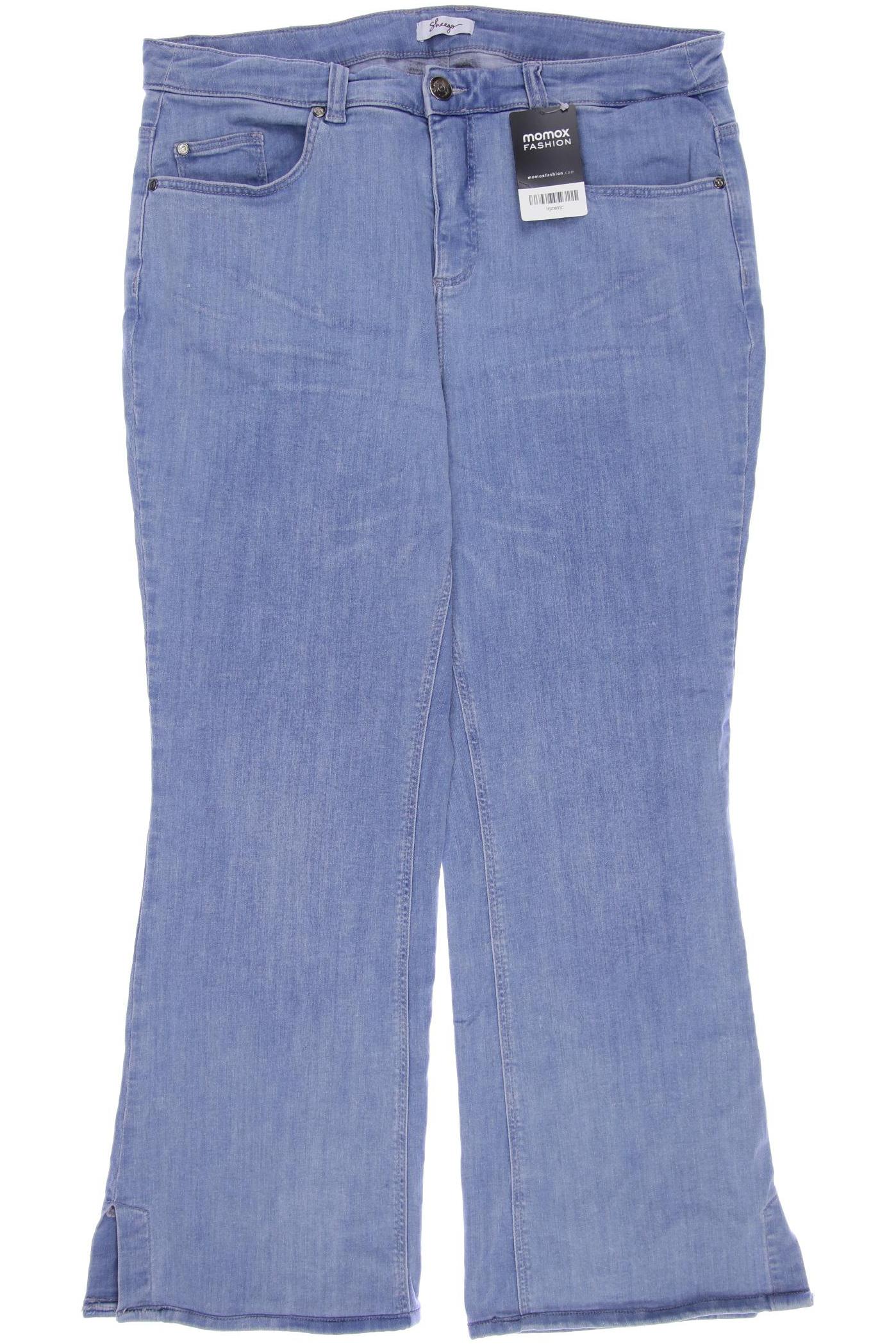 

sheego Damen Jeans, hellblau