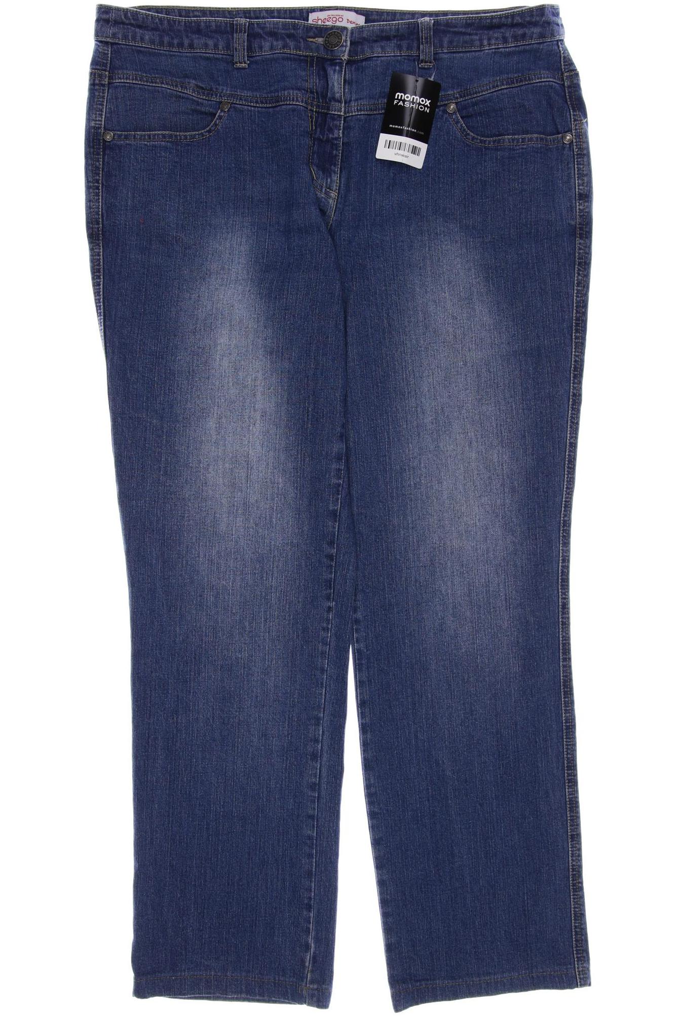 

sheego Damen Jeans, blau