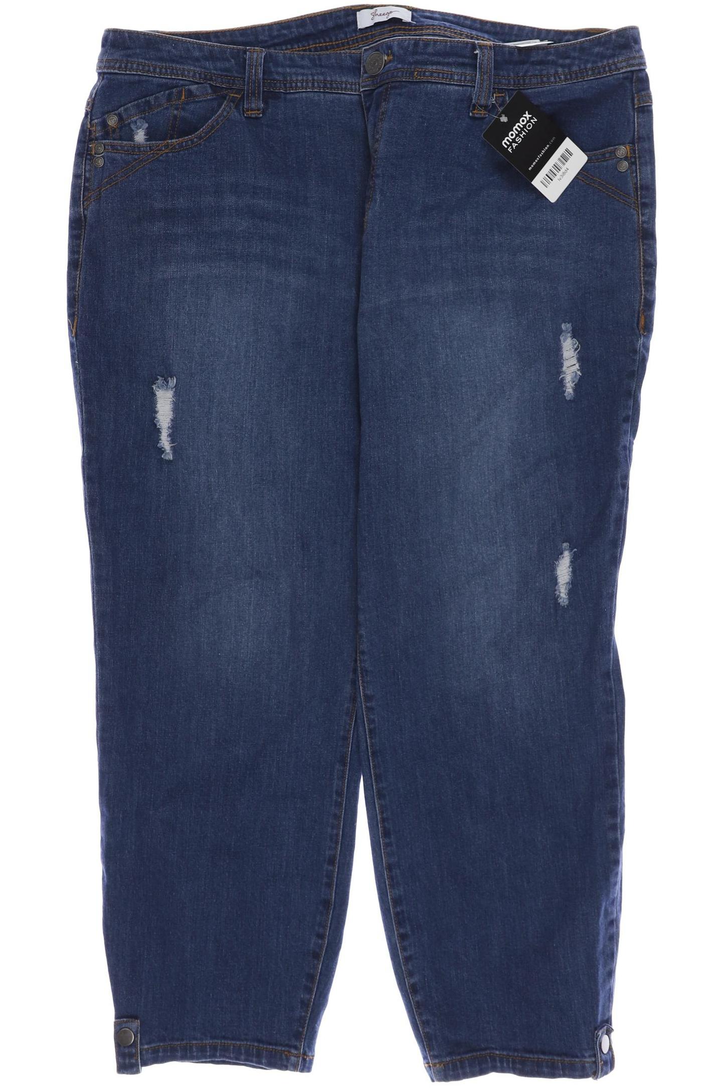 

sheego Damen Jeans, blau