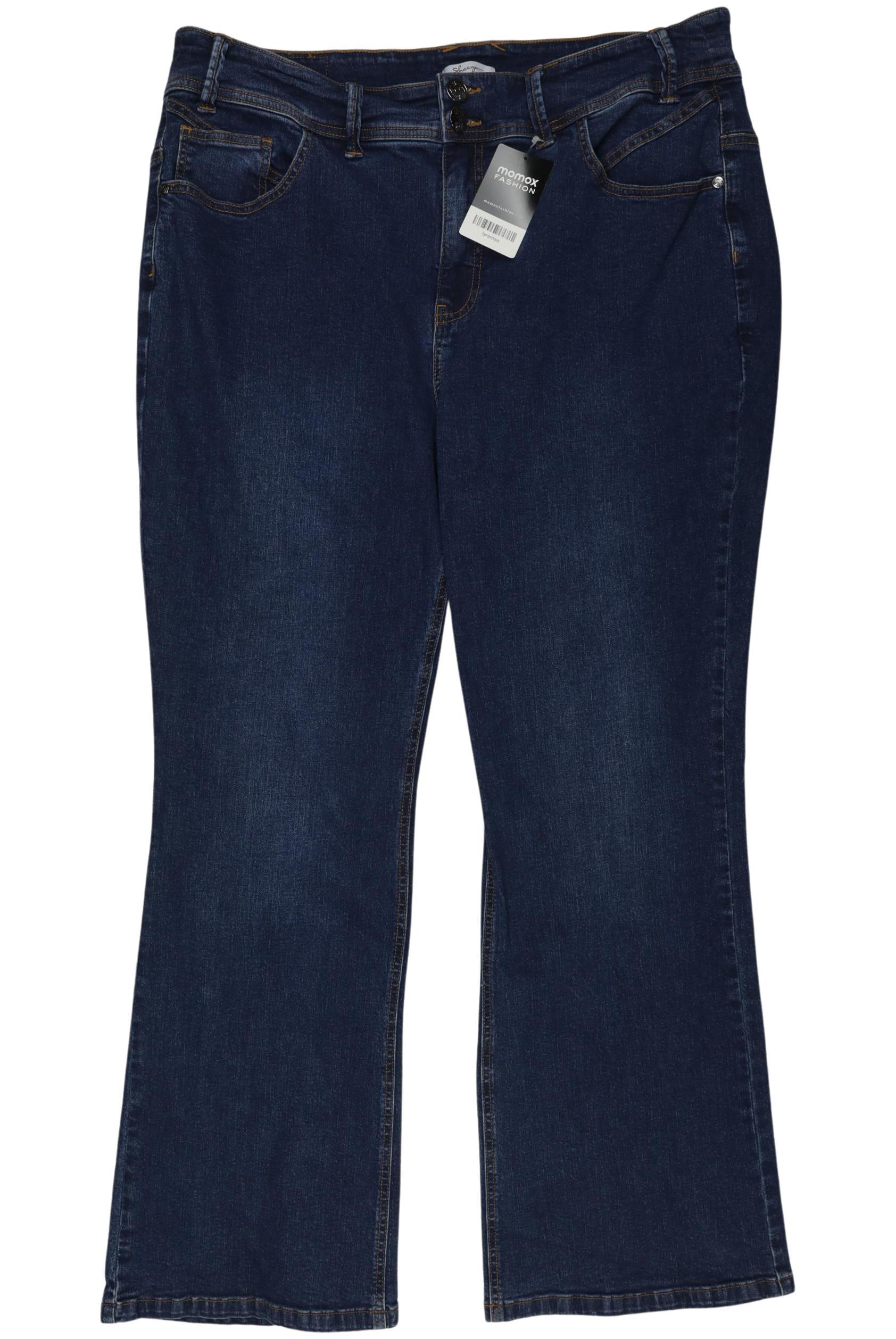 

sheego Damen Jeans, marineblau, Gr. 50