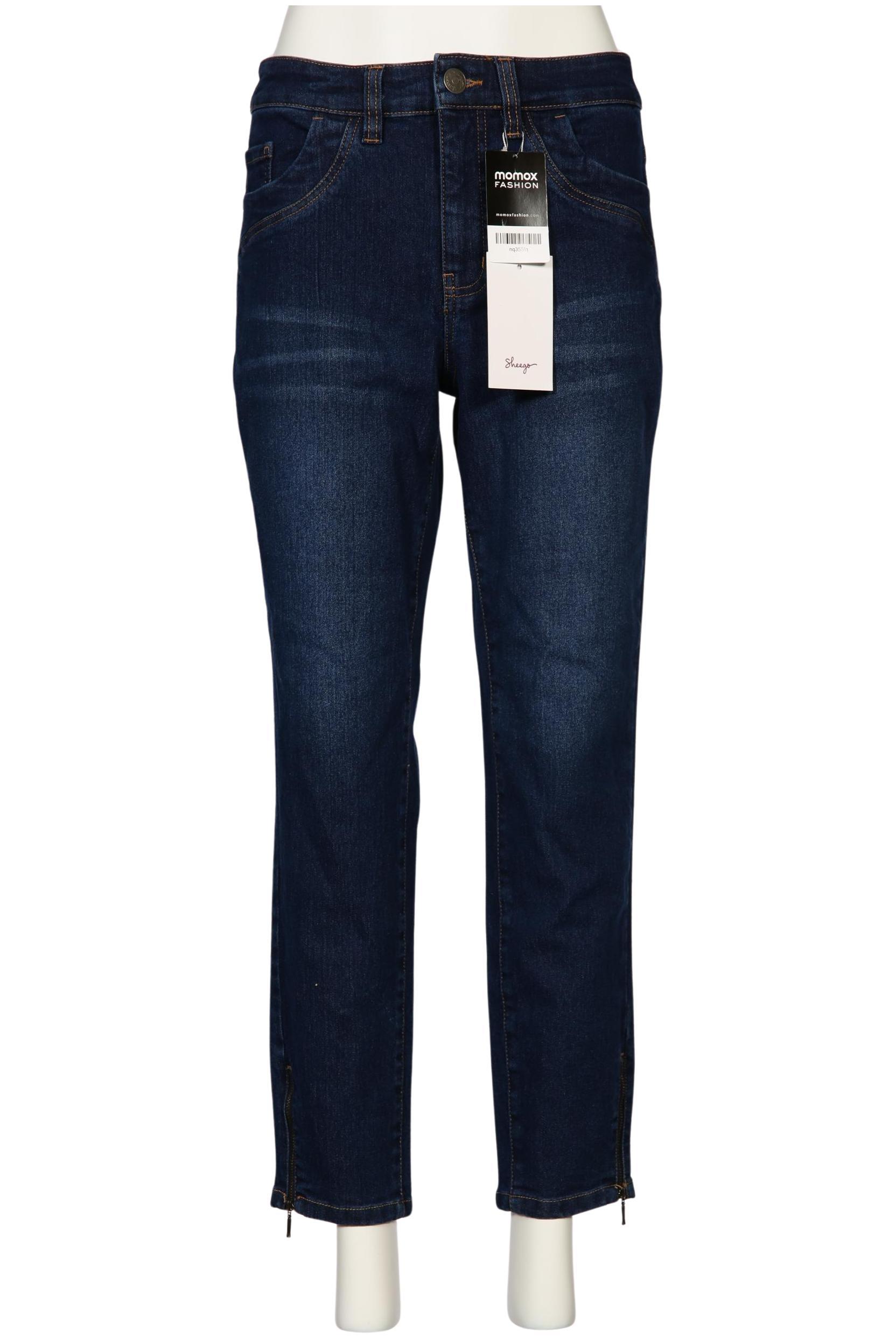 

sheego Damen Jeans, marineblau, Gr. 40