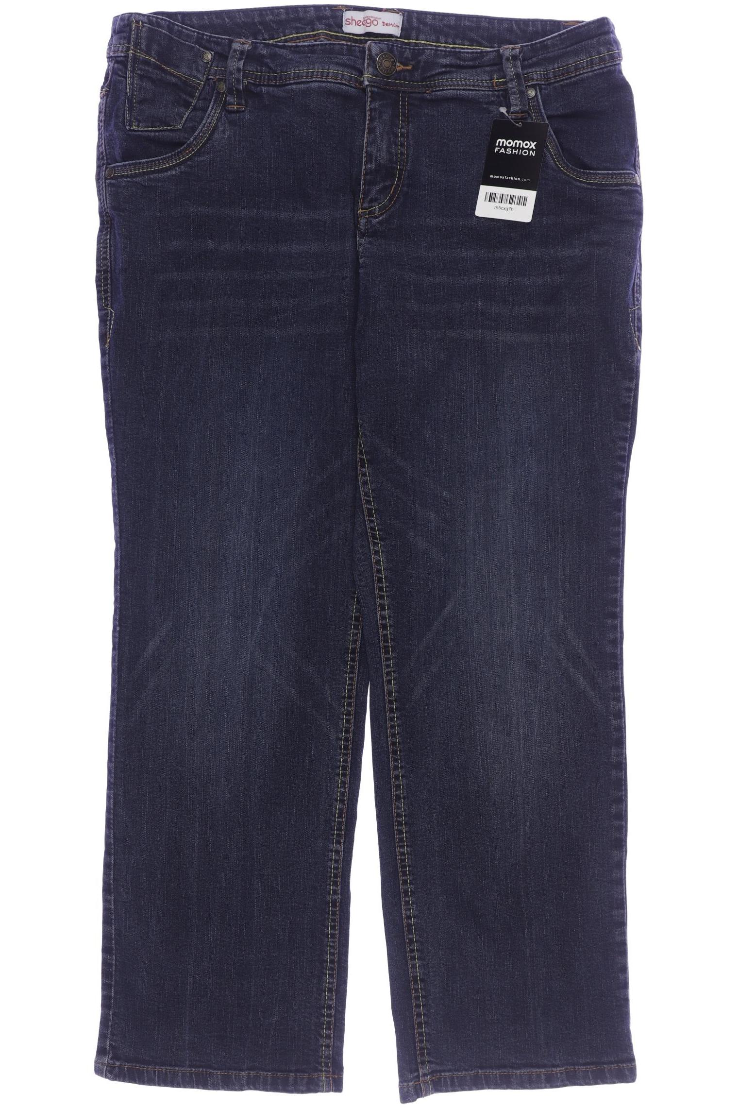 

sheego Damen Jeans, marineblau, Gr. 23