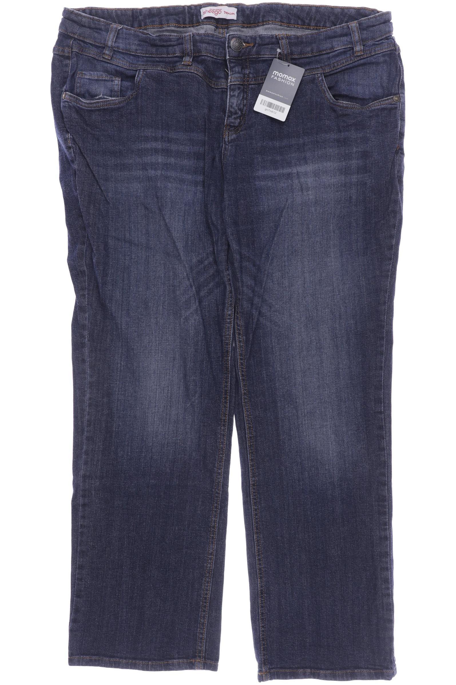 

sheego Damen Jeans, blau