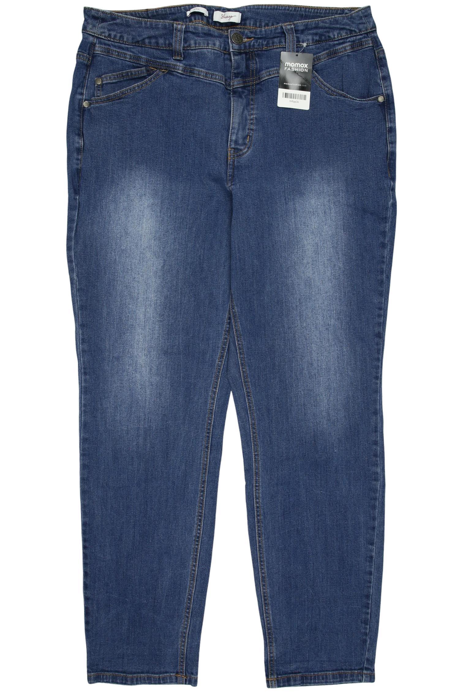 

sheego Damen Jeans, blau, Gr. 46