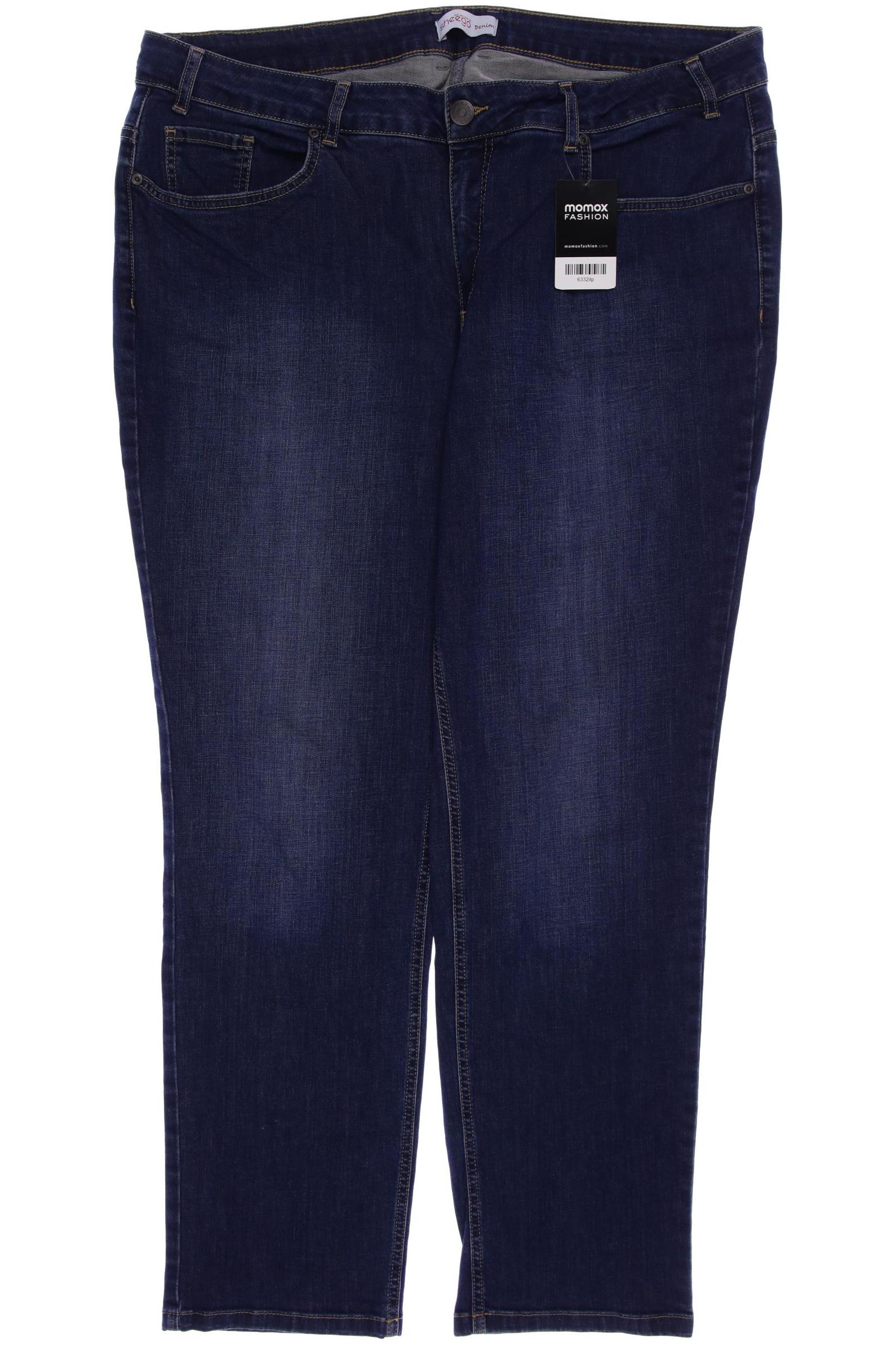 

sheego Damen Jeans, blau, Gr. 50