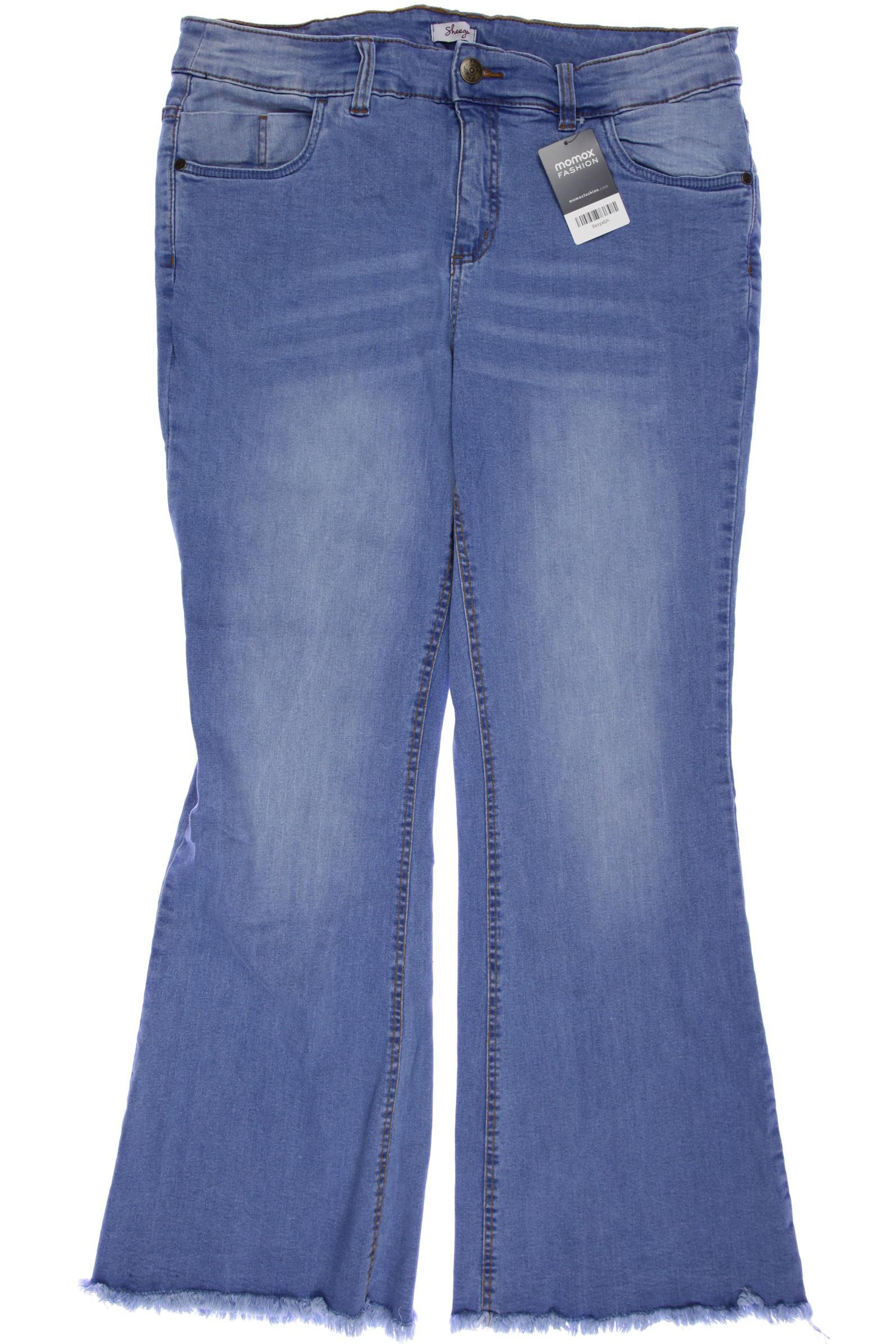 

sheego Damen Jeans, blau, Gr. 48