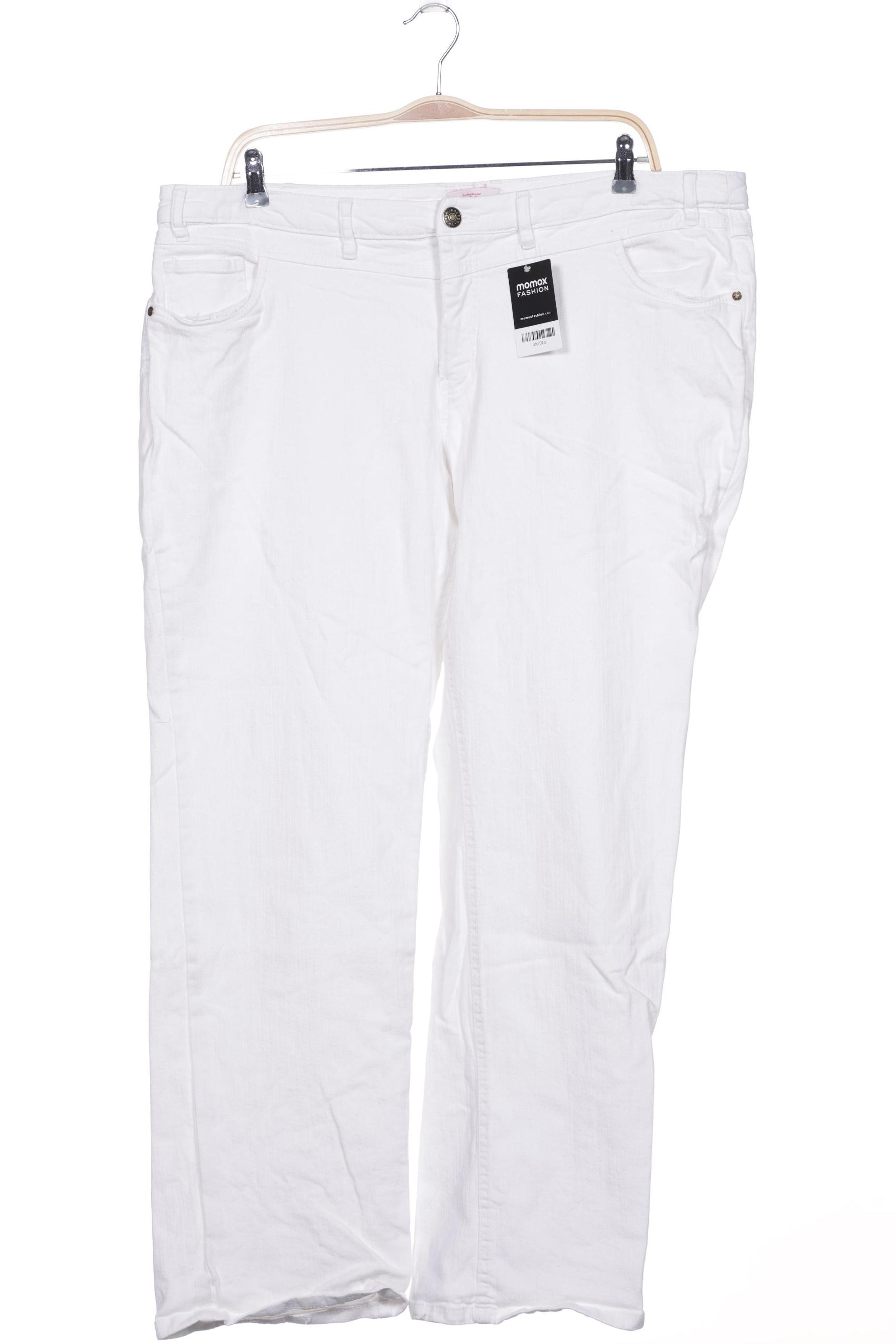 

sheego Damen Jeans, weiß, Gr. 104