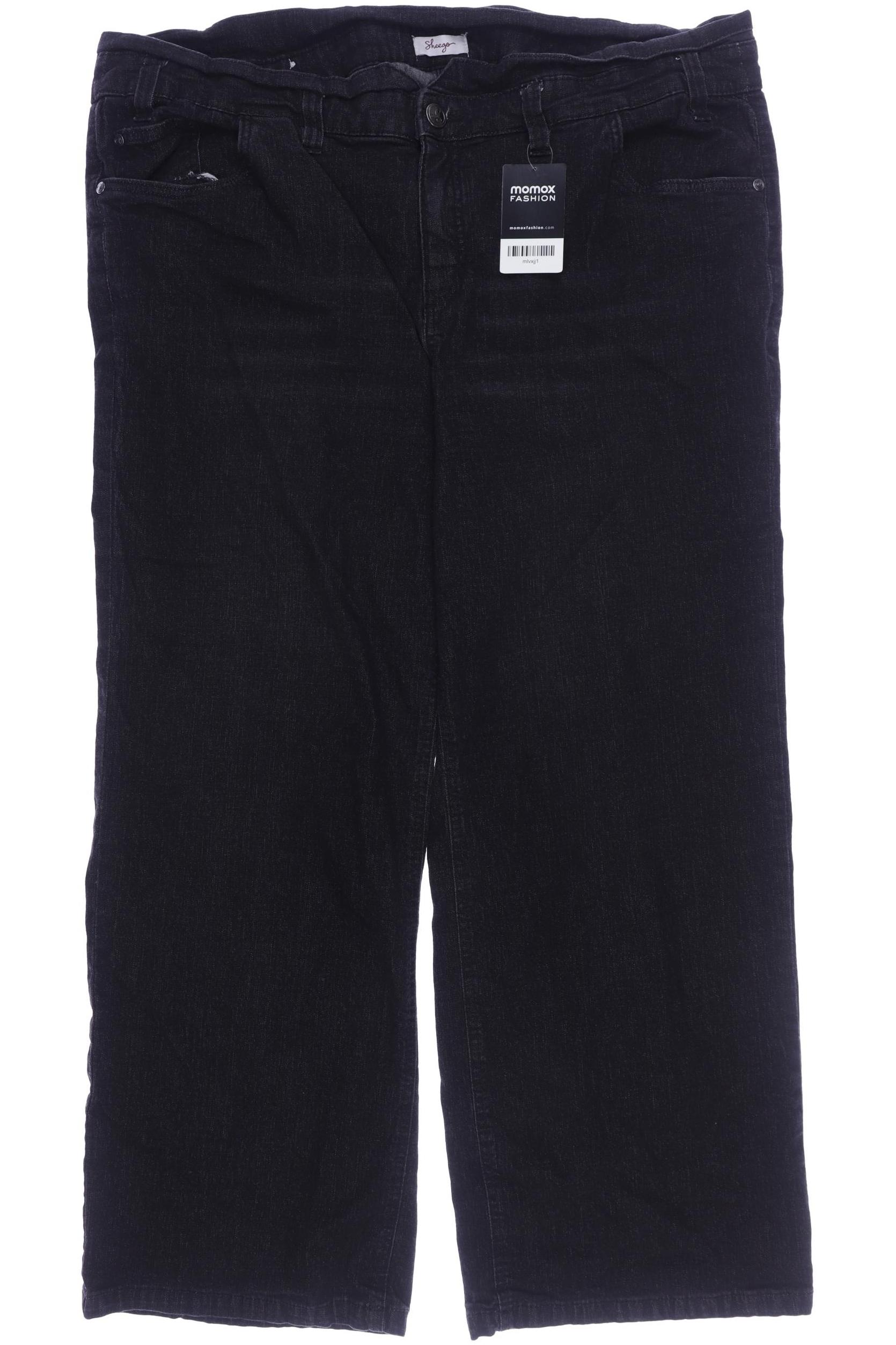 

sheego Damen Jeans, schwarz