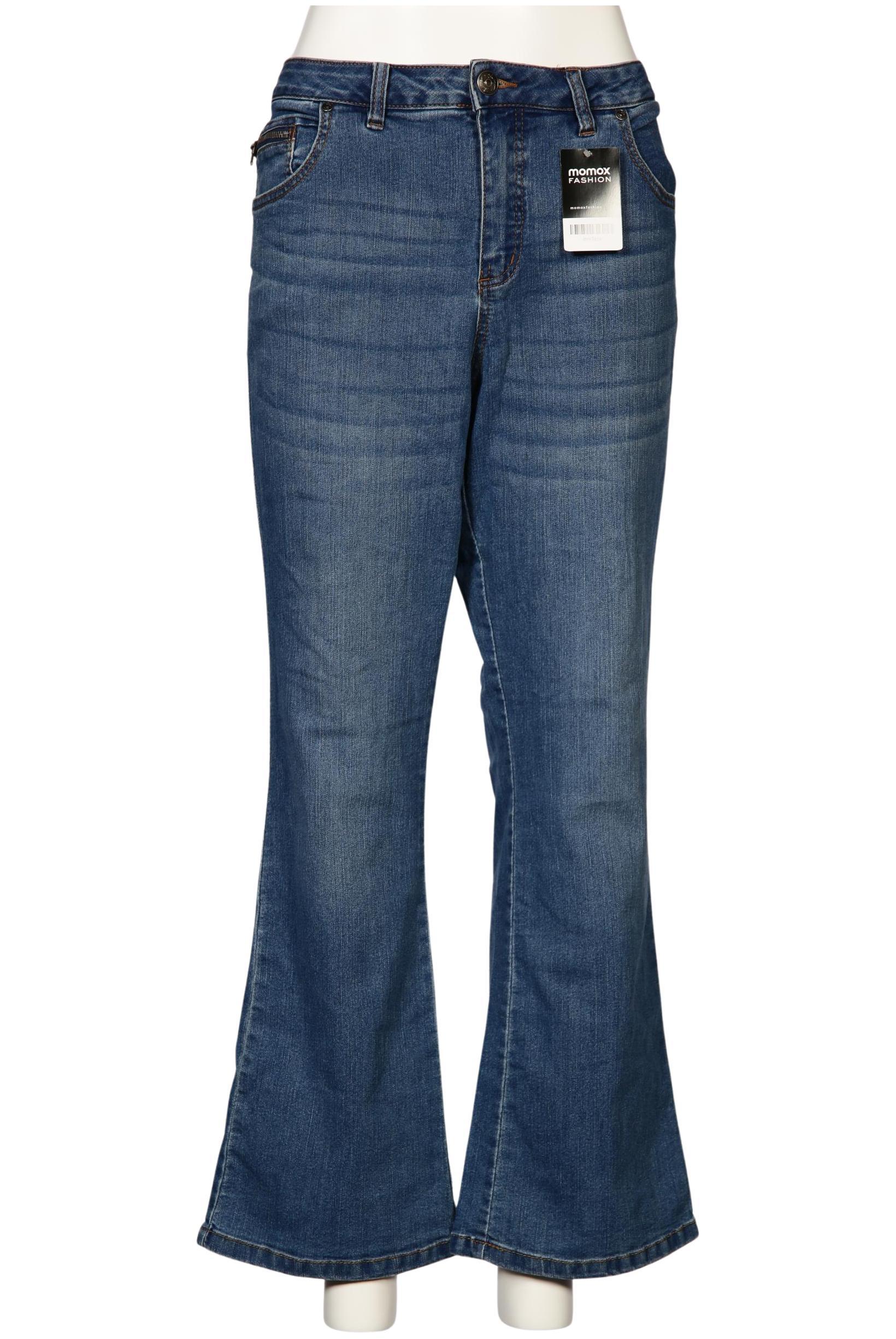 

sheego Damen Jeans, blau, Gr. 46