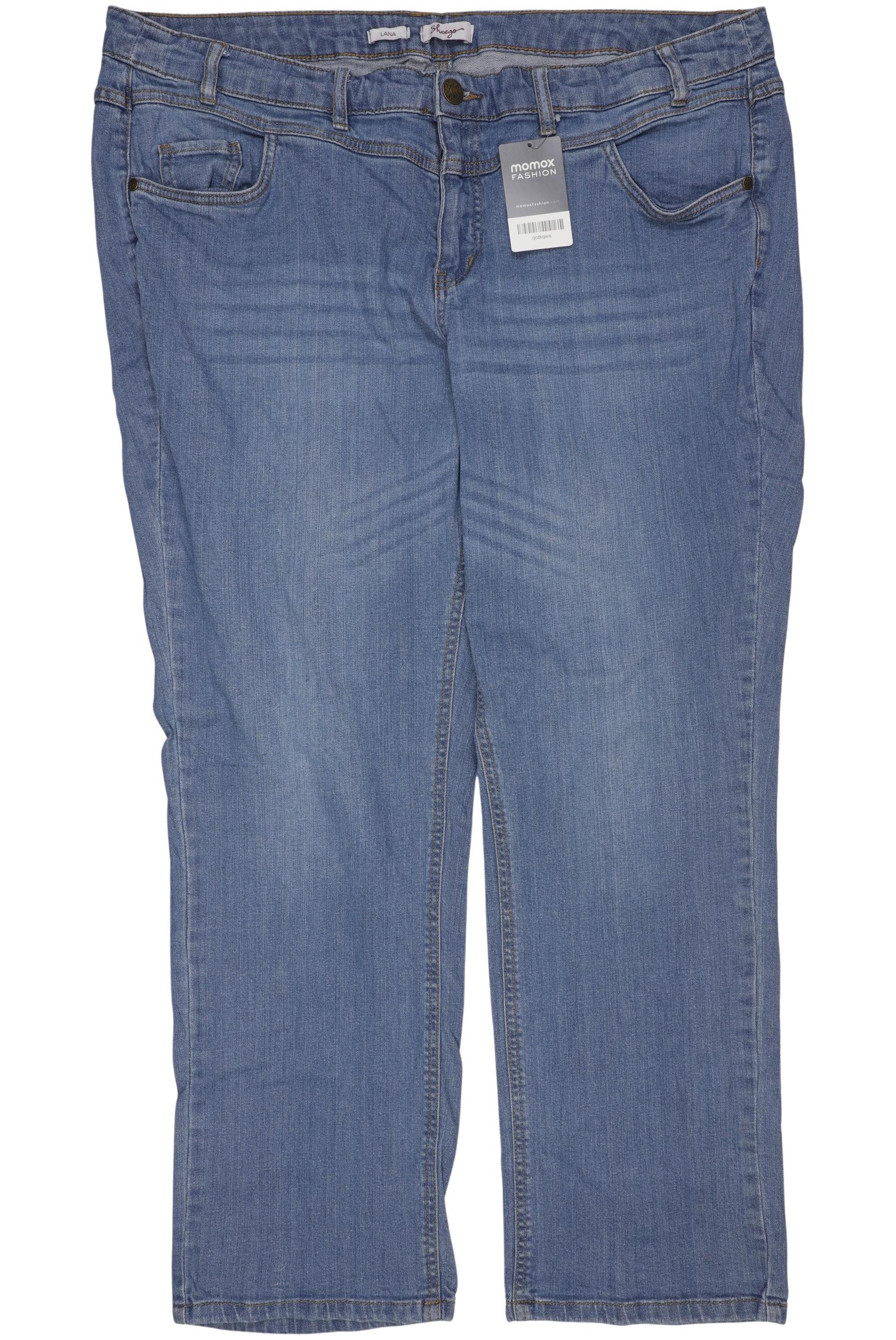

sheego Damen Jeans, blau, Gr. 50