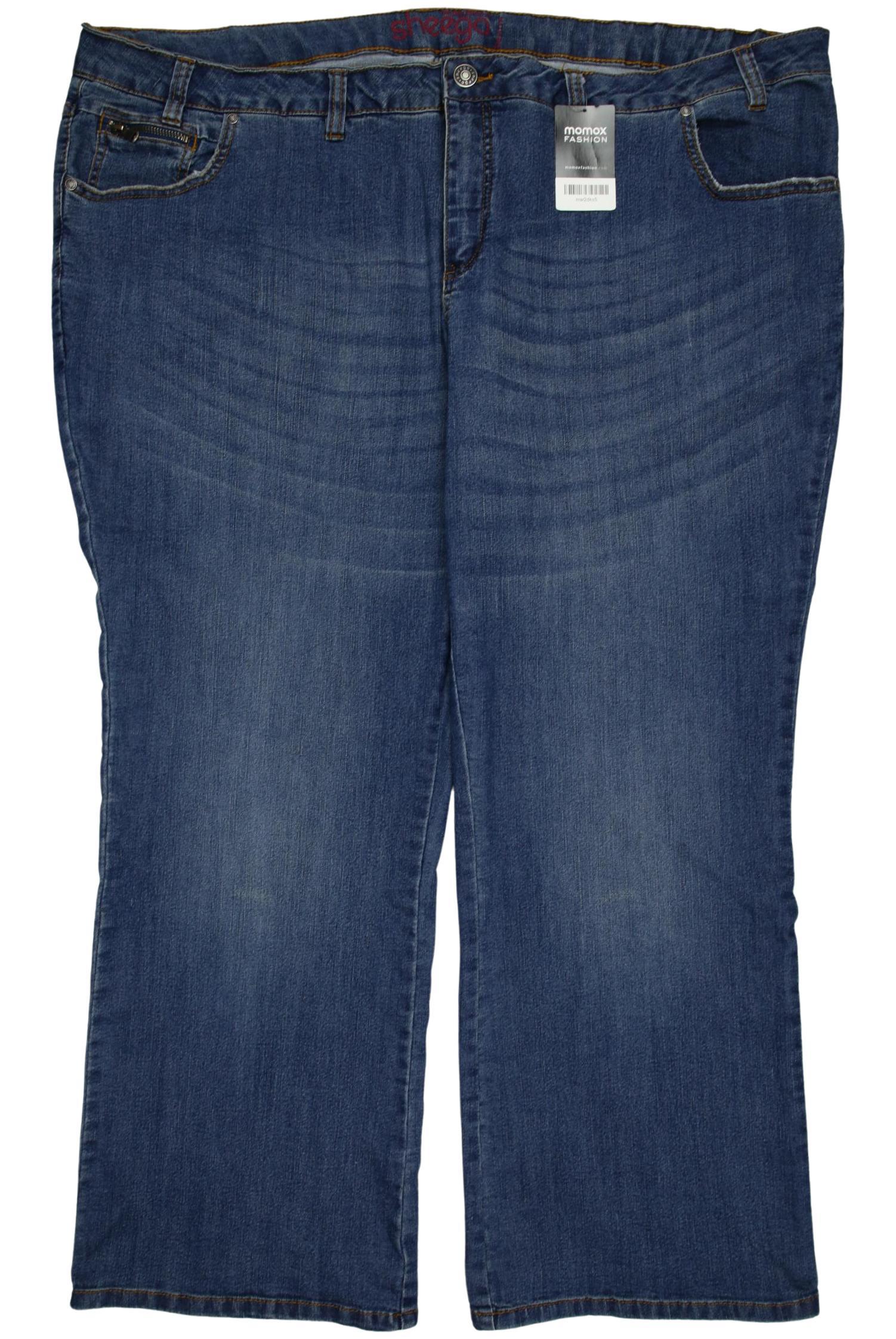 

sheego Damen Jeans, marineblau, Gr. 58
