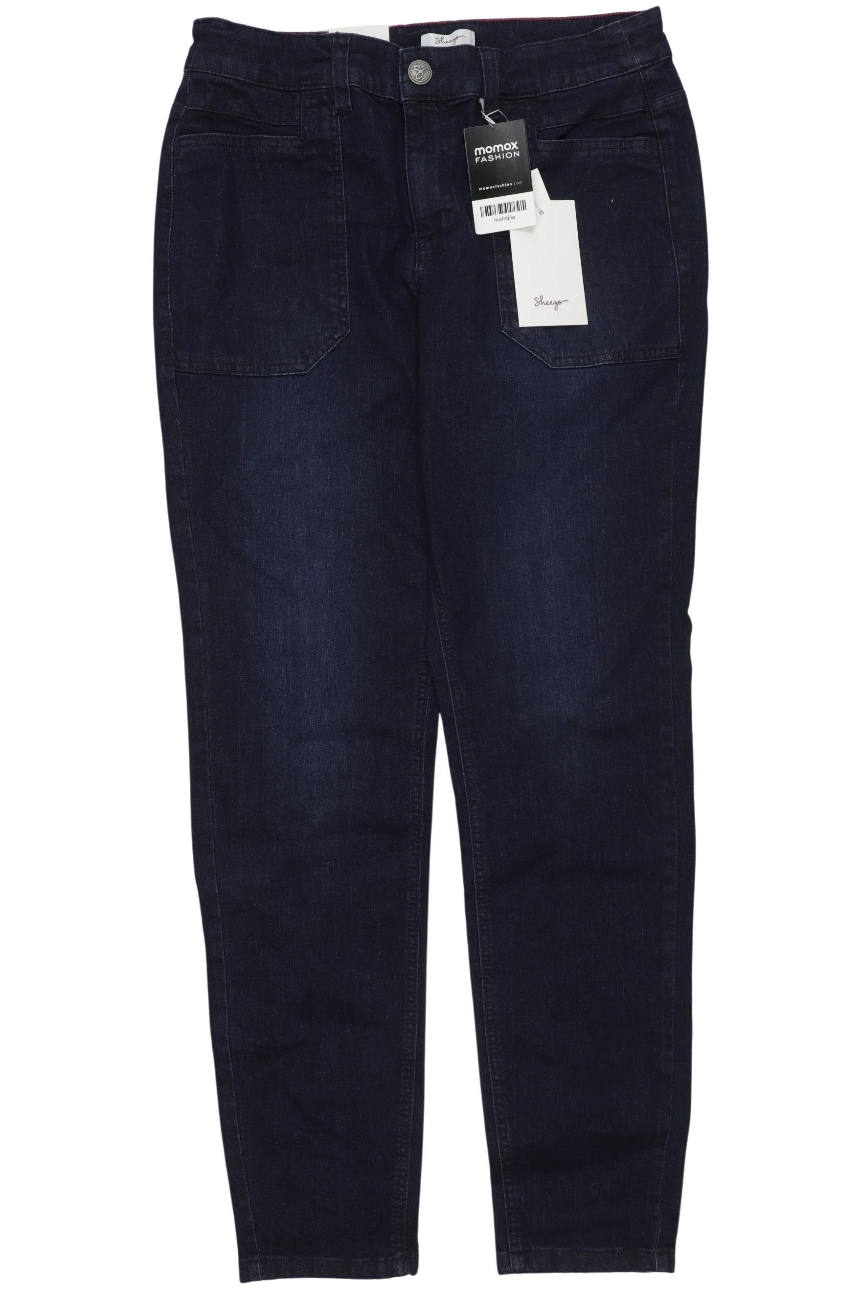 

sheego Damen Jeans, marineblau, Gr. 40