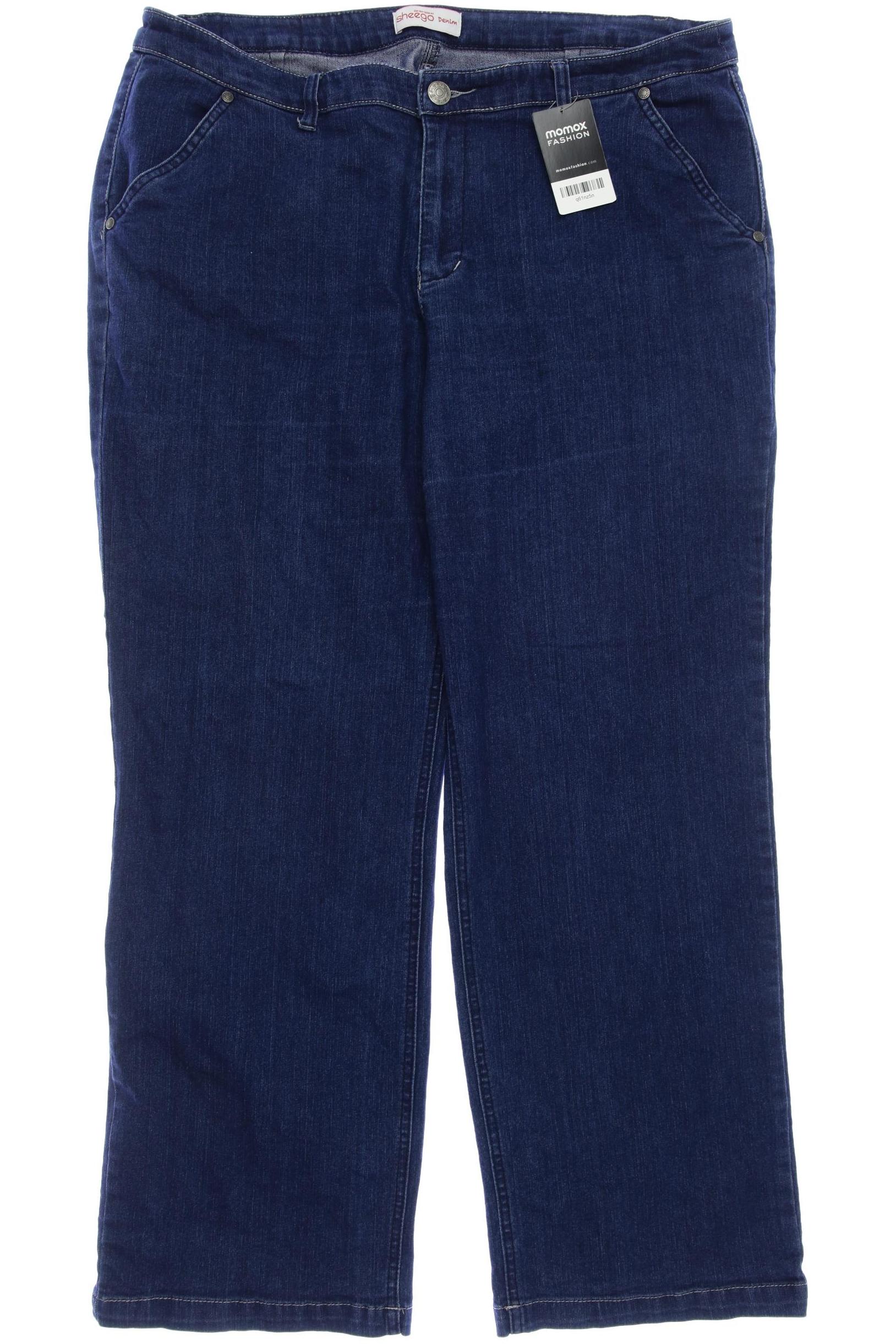 

sheego Damen Jeans, marineblau, Gr. 48