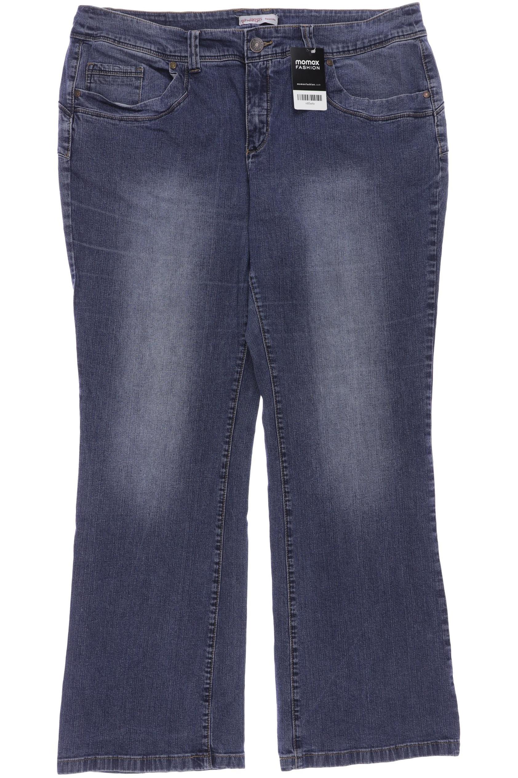 

sheego Damen Jeans, blau