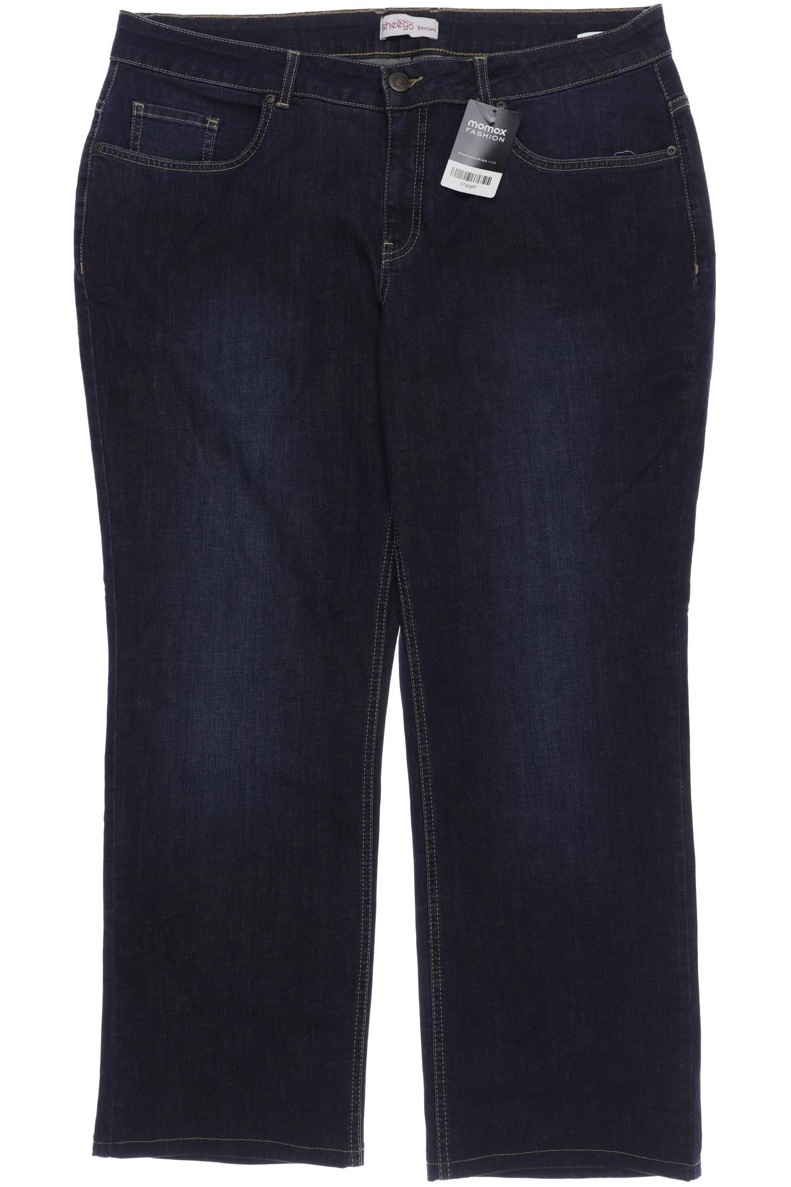 

sheego Damen Jeans, marineblau, Gr. 48