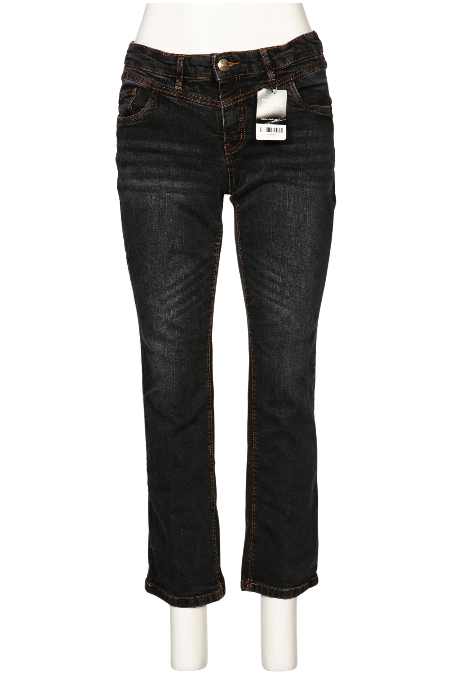 

sheego Damen Jeans, schwarz, Gr. 22