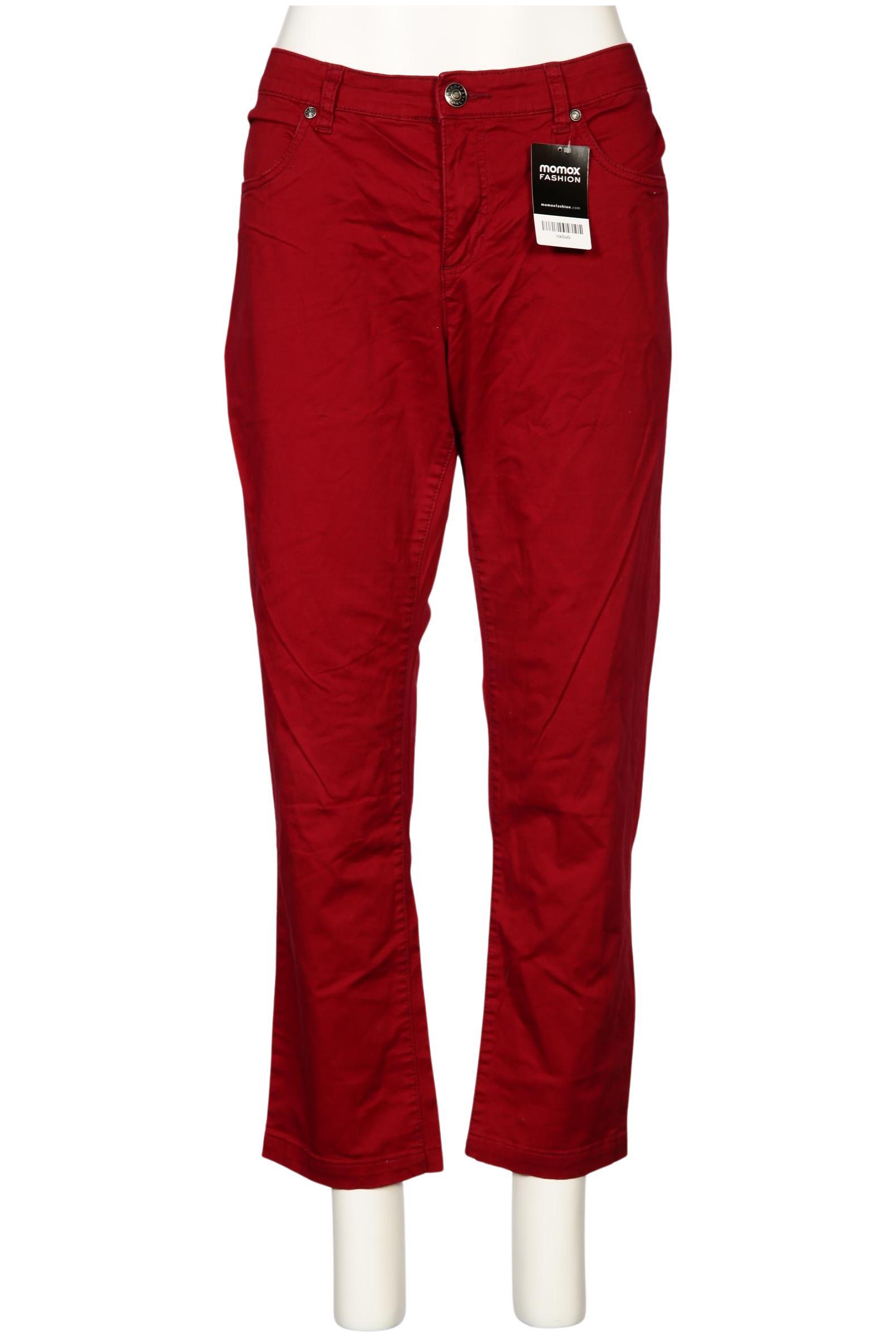 

sheego Damen Jeans, rot, Gr. 48