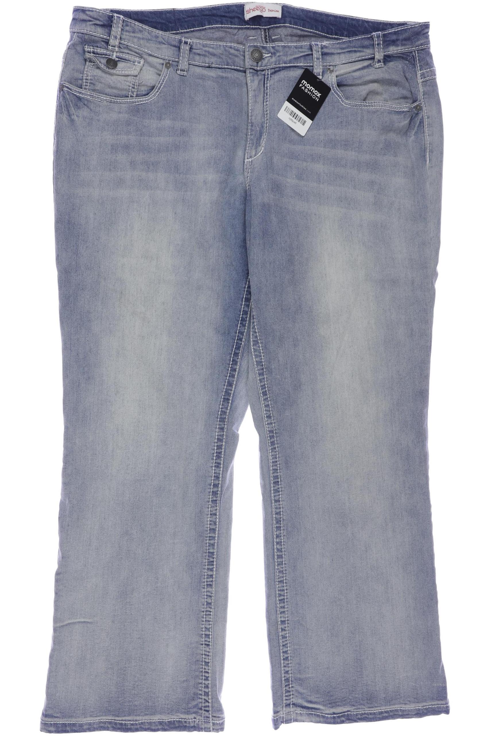 

sheego Damen Jeans, blau, Gr. 50