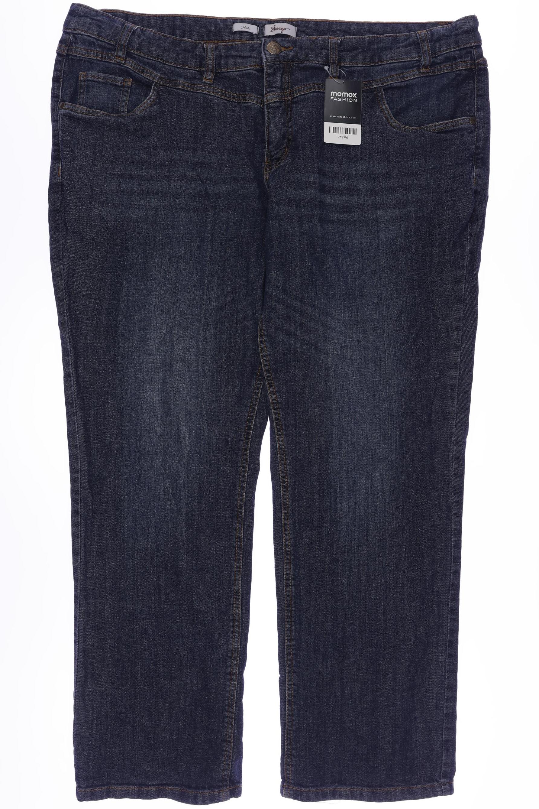 

sheego Damen Jeans, marineblau, Gr. 52