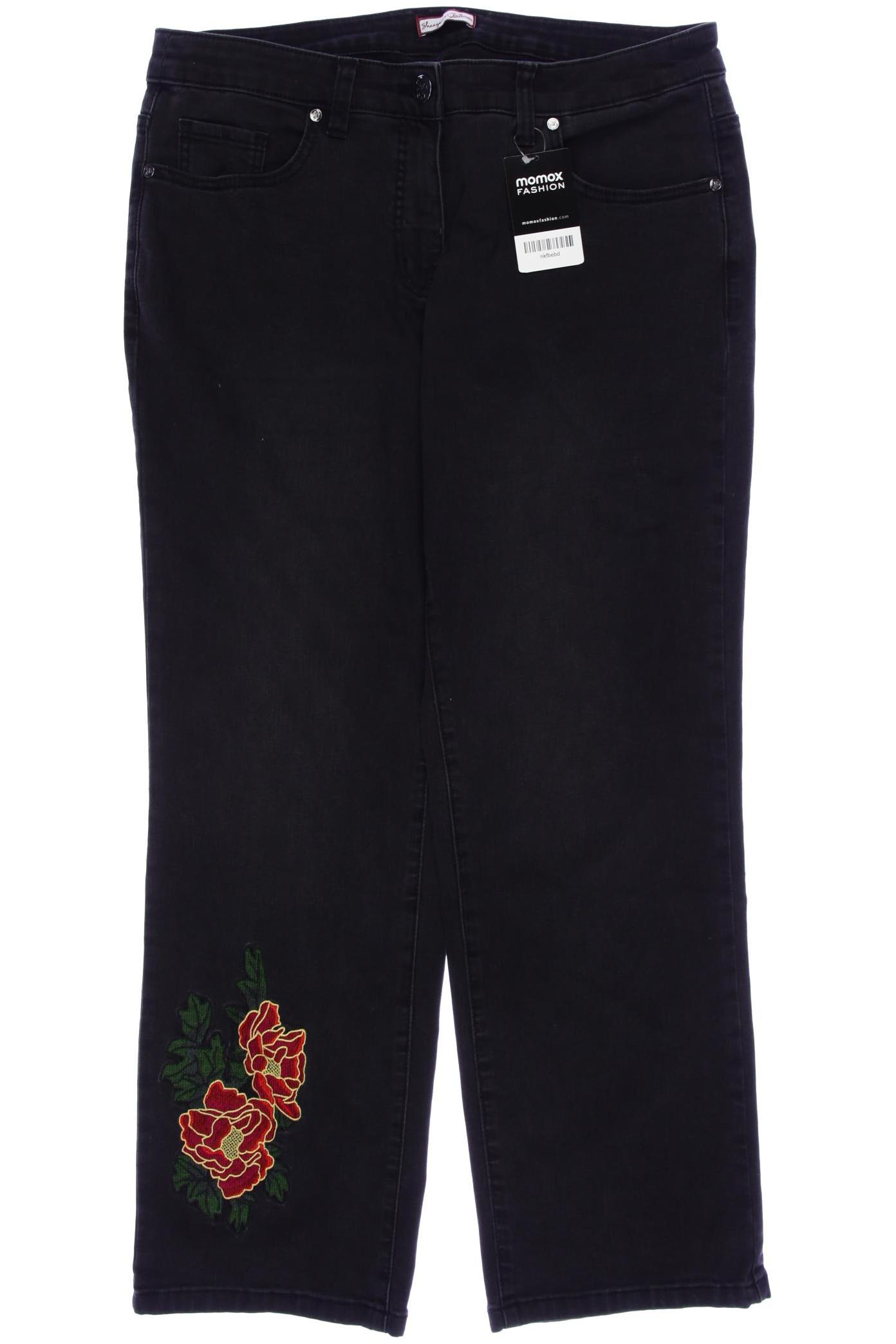 

sheego Damen Jeans, grau, Gr. 44