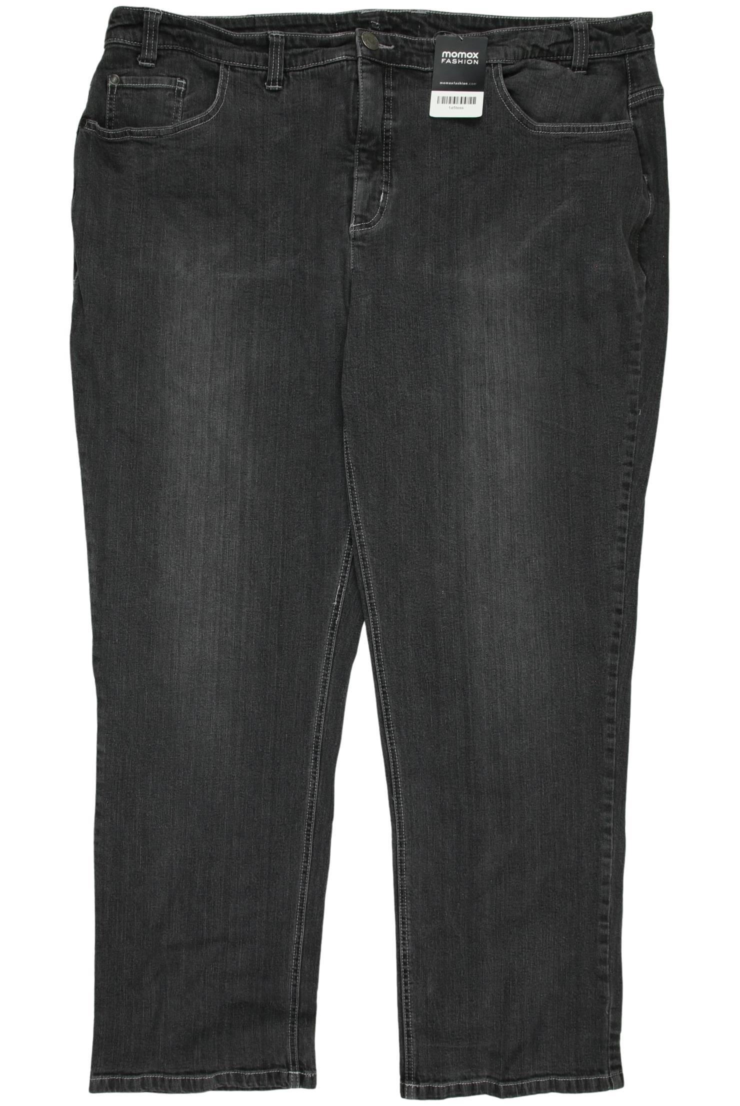 

sheego Damen Jeans, grau, Gr. 52