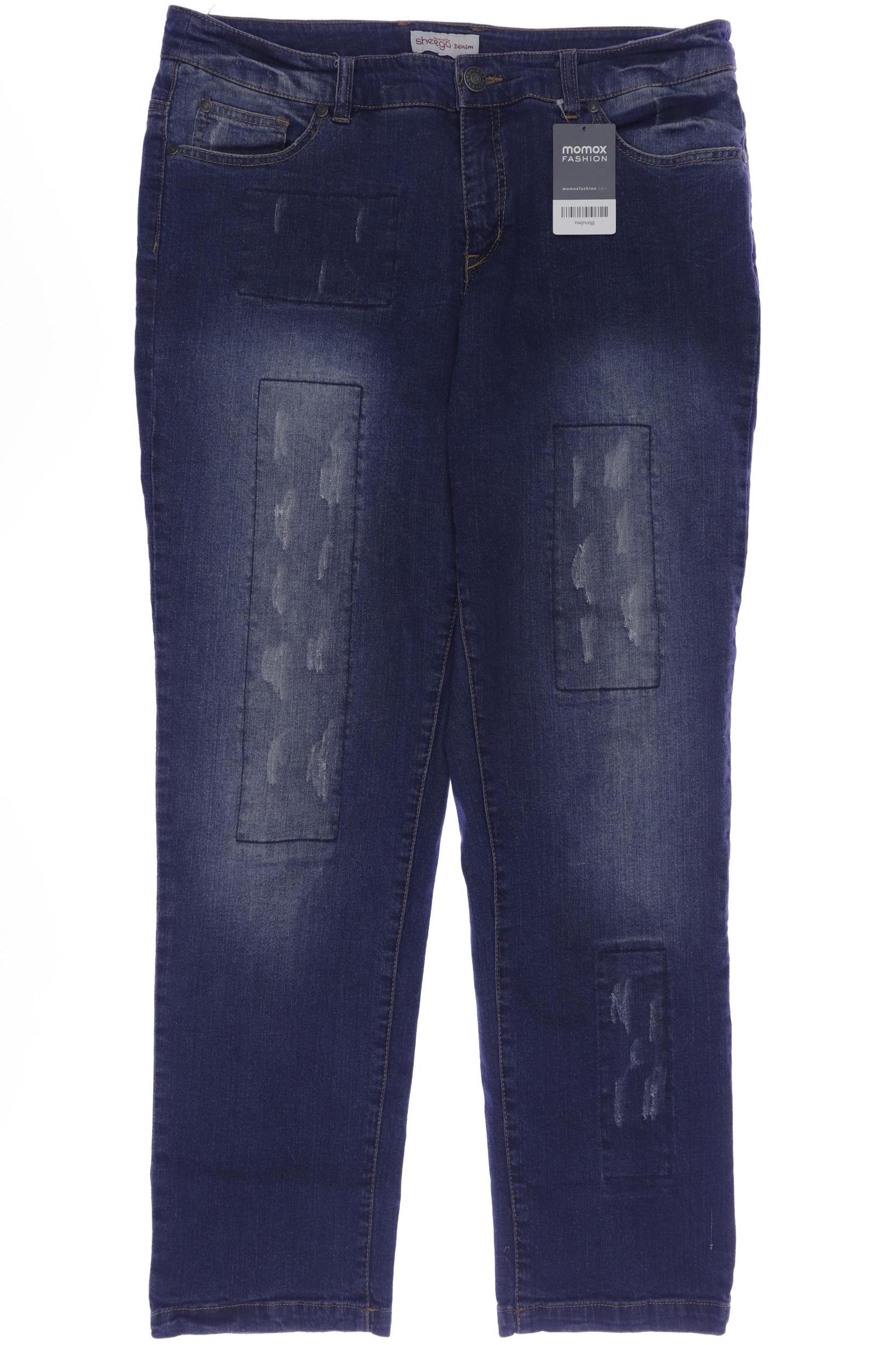 

sheego Damen Jeans, blau, Gr. 44
