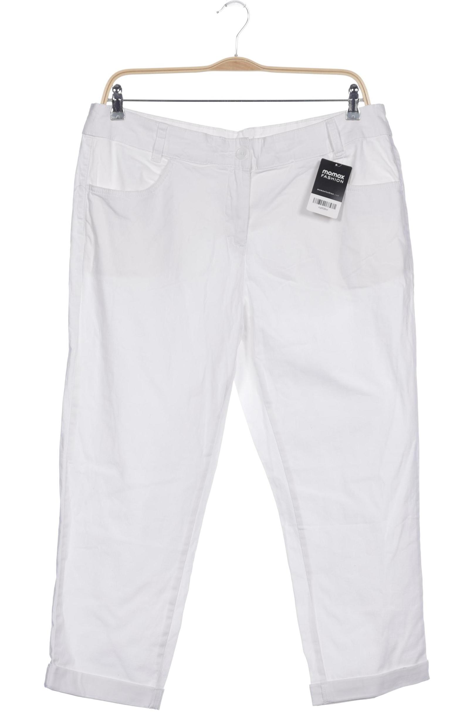 

sheego Damen Jeans, weiß, Gr. 48