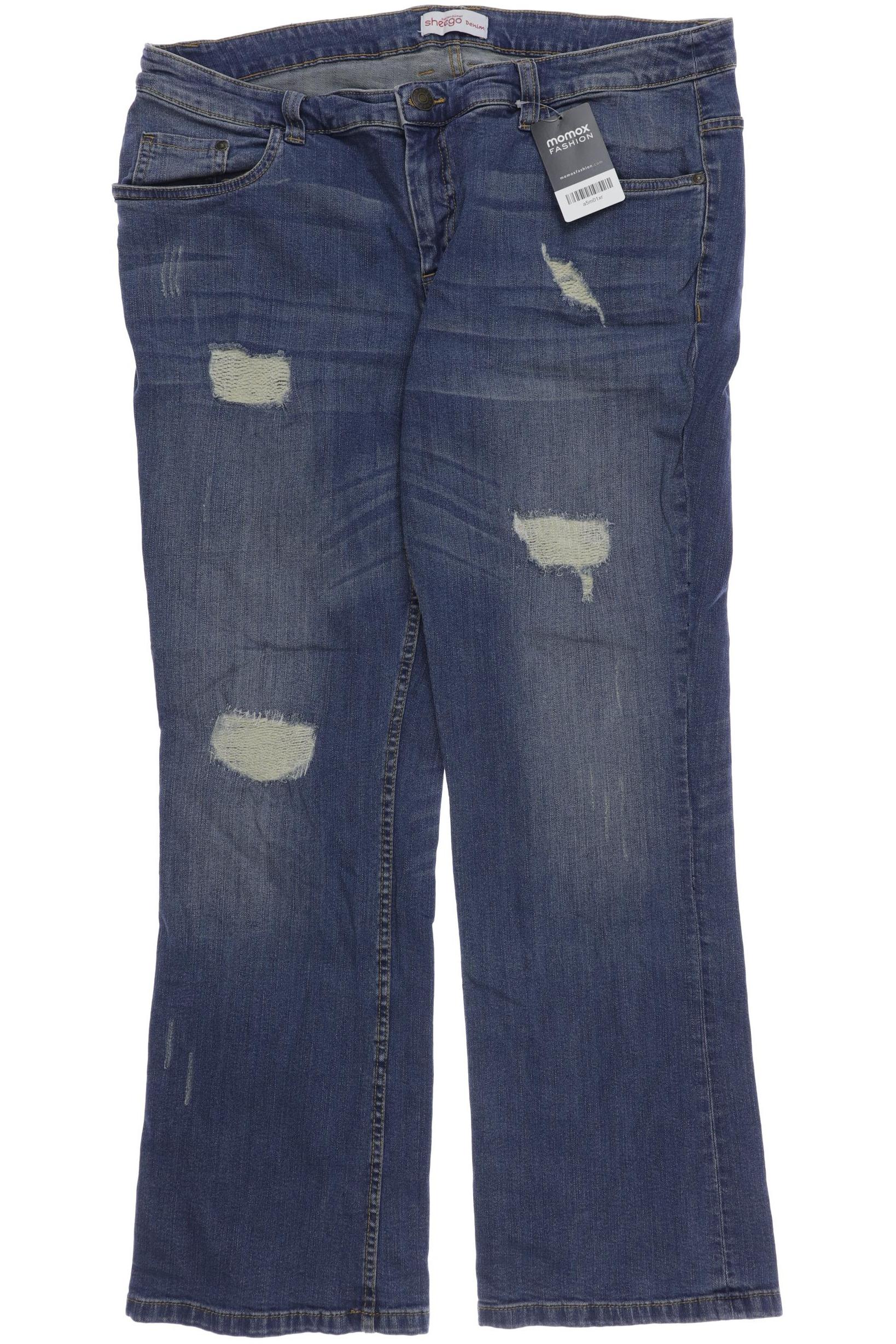 

sheego Damen Jeans, blau, Gr. 48