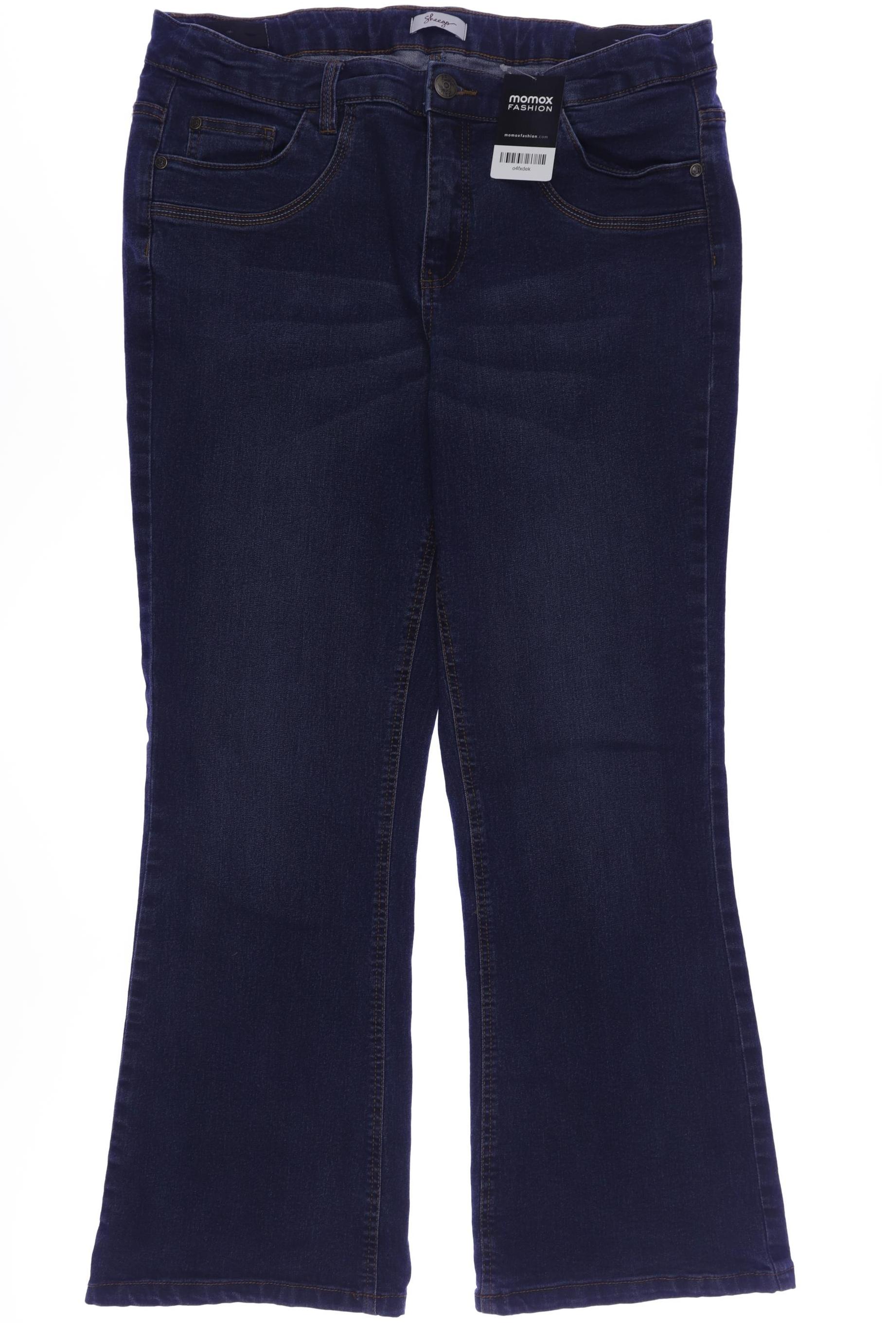 

sheego Damen Jeans, blau, Gr. 46