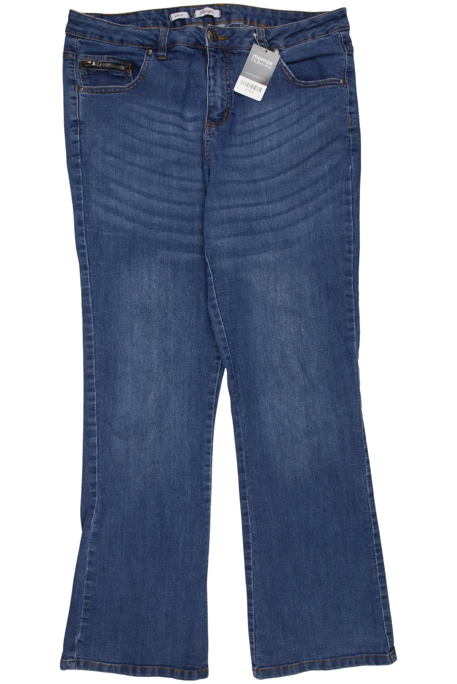 

sheego Damen Jeans, blau, Gr. 92