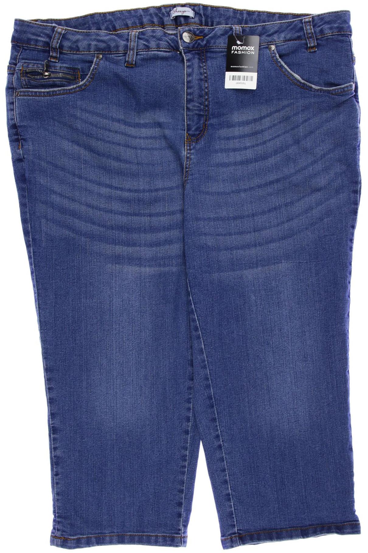

sheego Damen Jeans, blau, Gr. 52