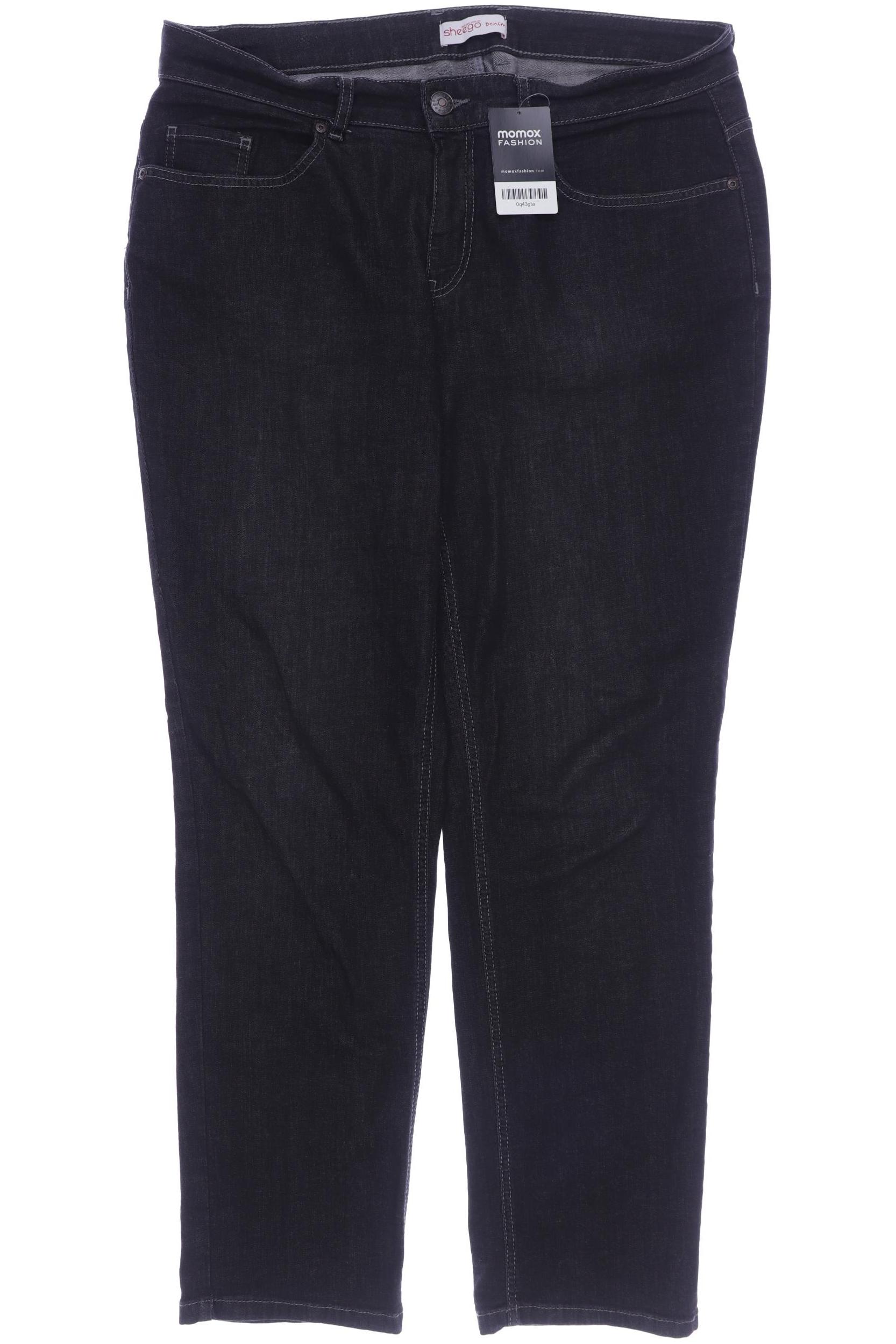 

sheego Damen Jeans, grau, Gr. 44