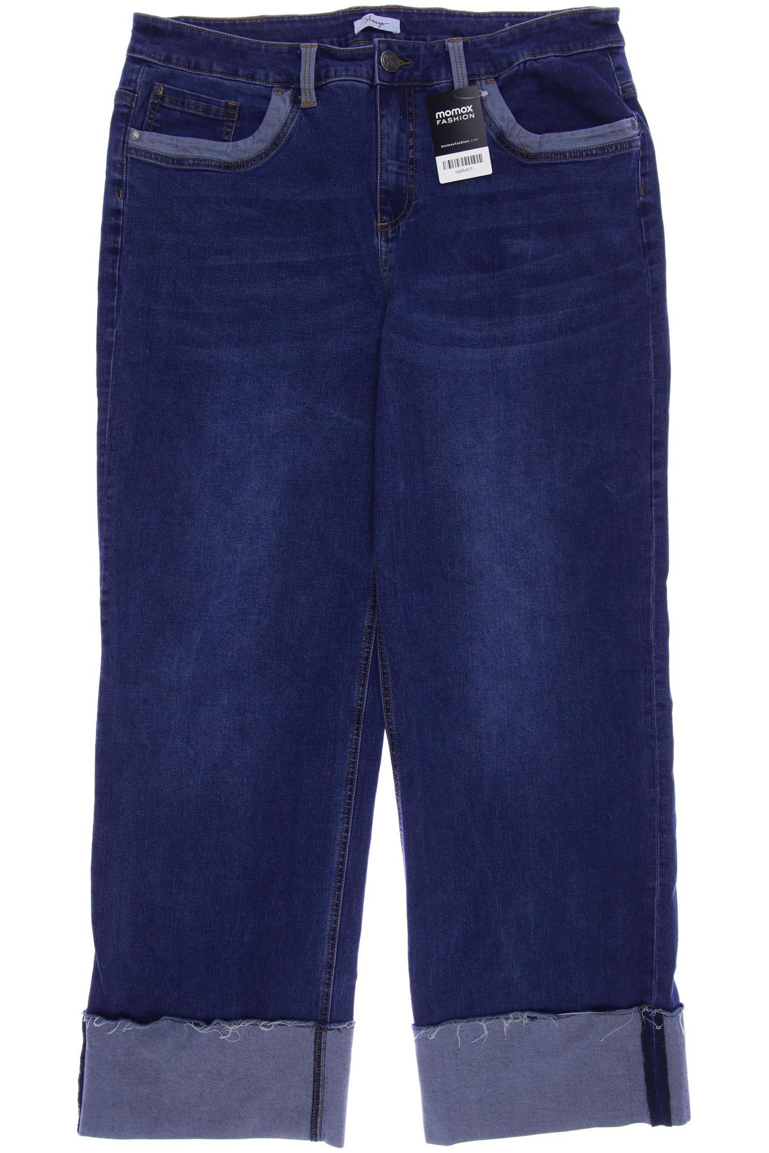 

sheego Damen Jeans, blau