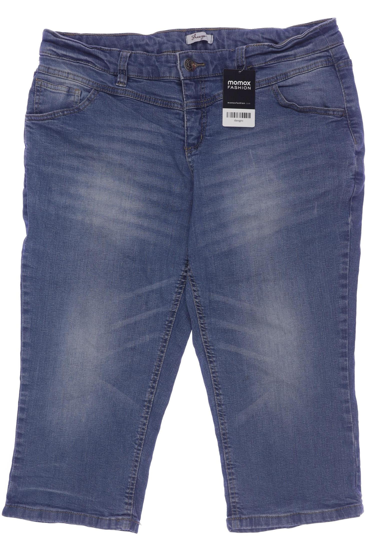 

sheego Damen Jeans, blau, Gr. 46