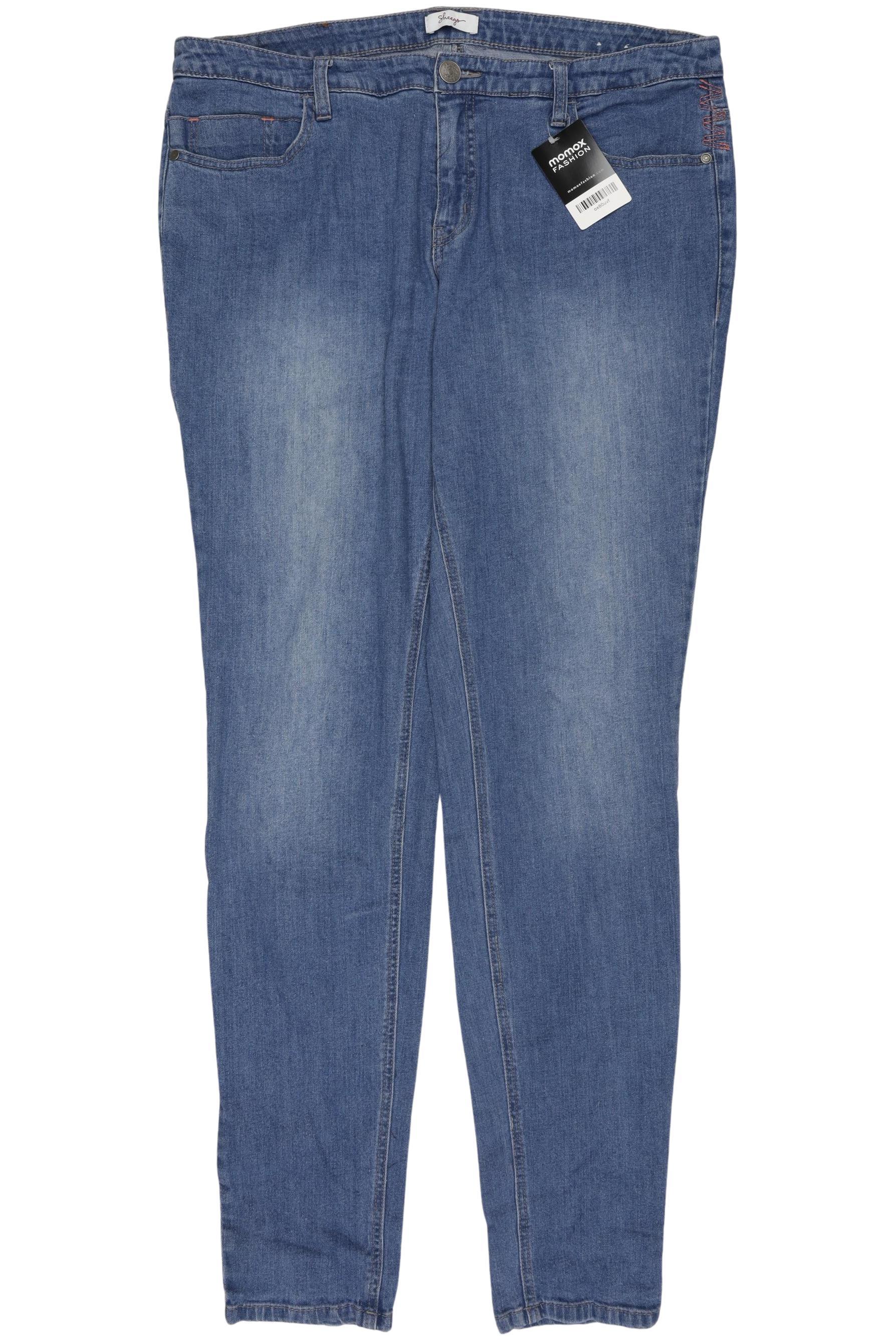 

sheego Damen Jeans, blau, Gr. 92